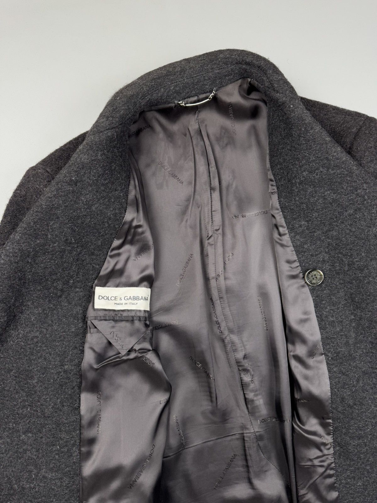 Dolce & Gabbana Dolce Gabbana Vintage Double Breasted Wool Coat Jacket 52/54 Size US L / EU 52-54 / 3 - 3 Thumbnail