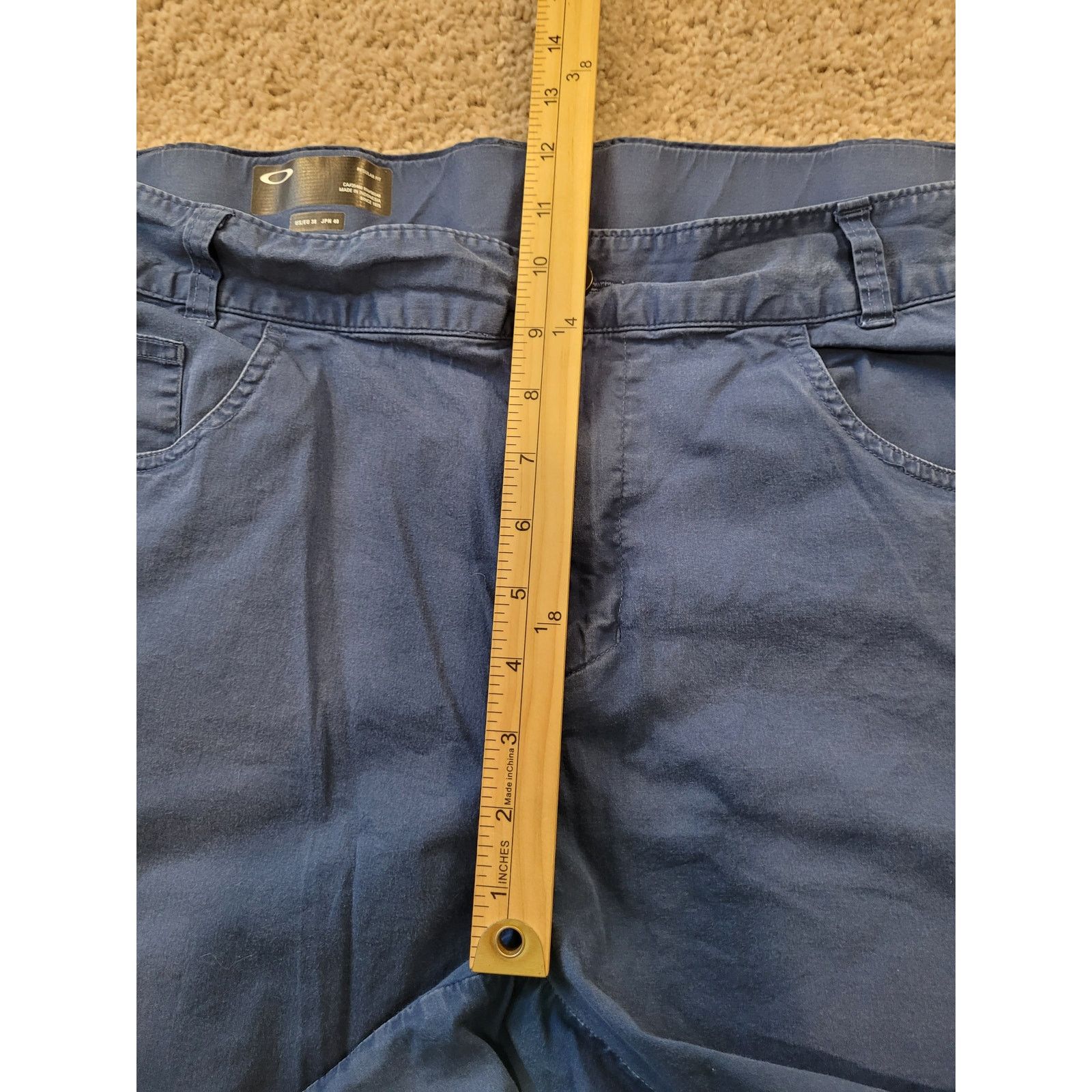 Oakley Oakley Performance Stretch Shorts 36 Blue Lightweight Size US 36 / EU 52 - 7 Thumbnail