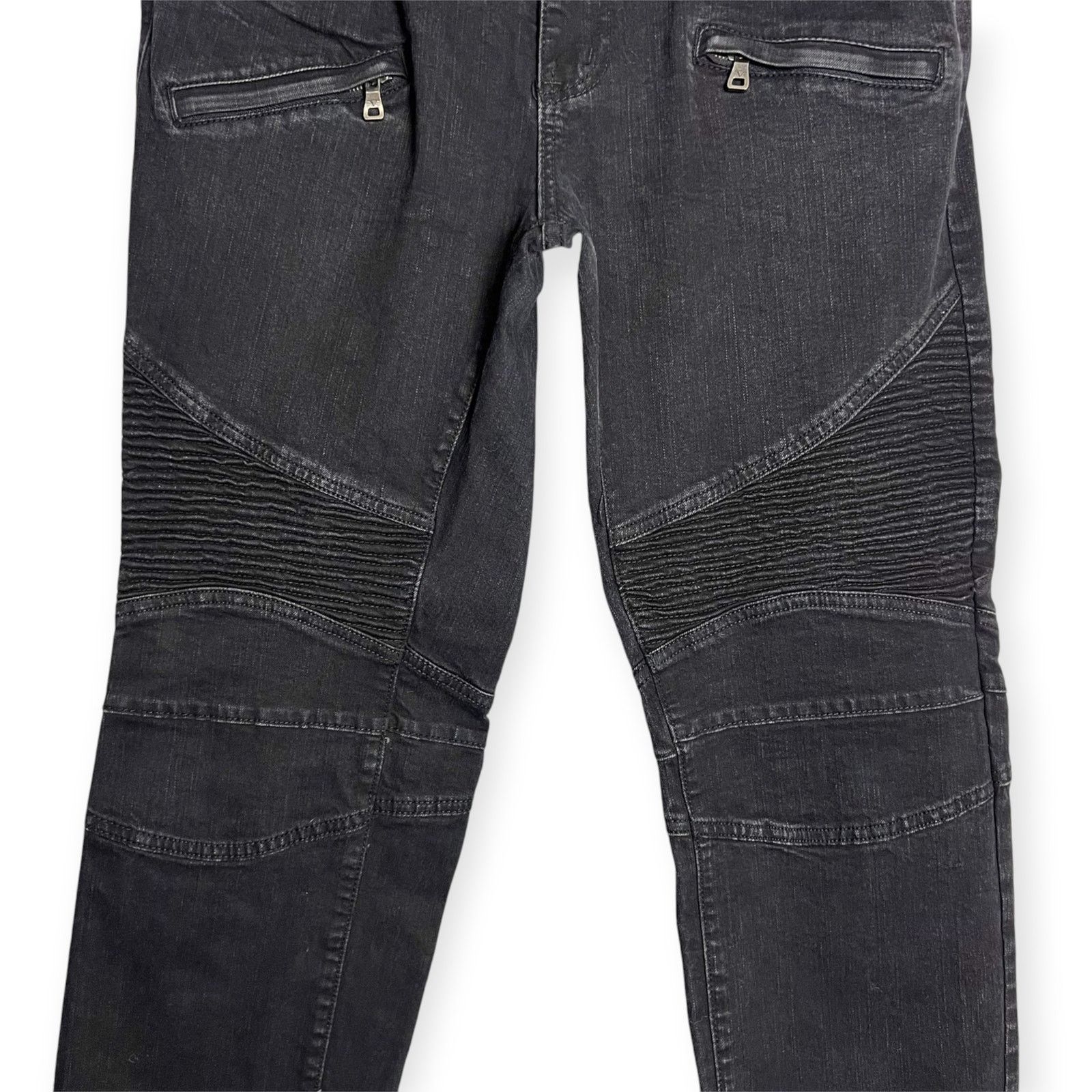 Other Studio de Vestiti Eleganti Moto Jeans SIZE 38x32 RUNS SMALL Size US 38 / EU 54 - 13 Thumbnail