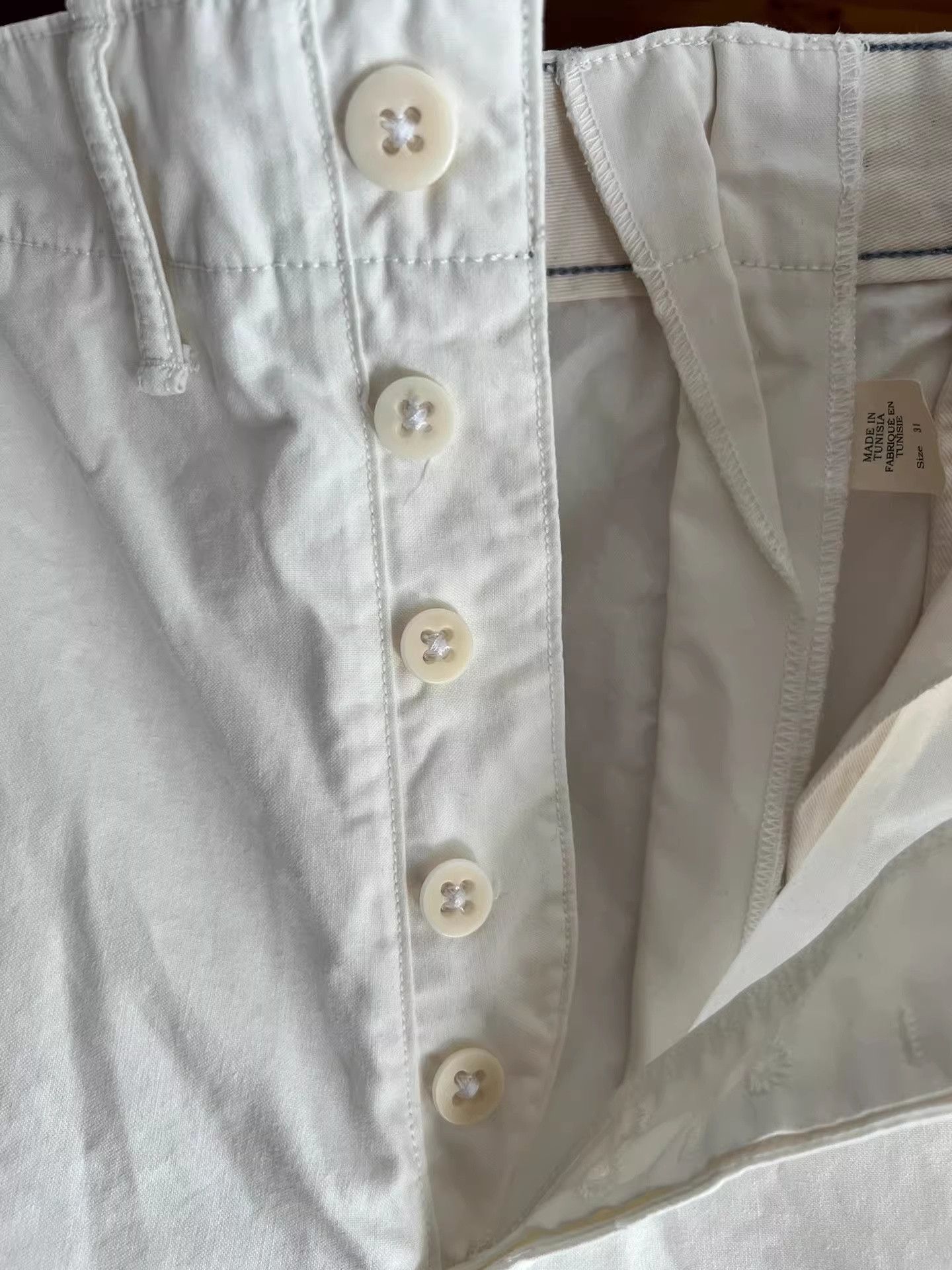 RRL Ralph Lauren RRL Double RL Vintage White Cargo Shorts Size US 43 - 5 Thumbnail
