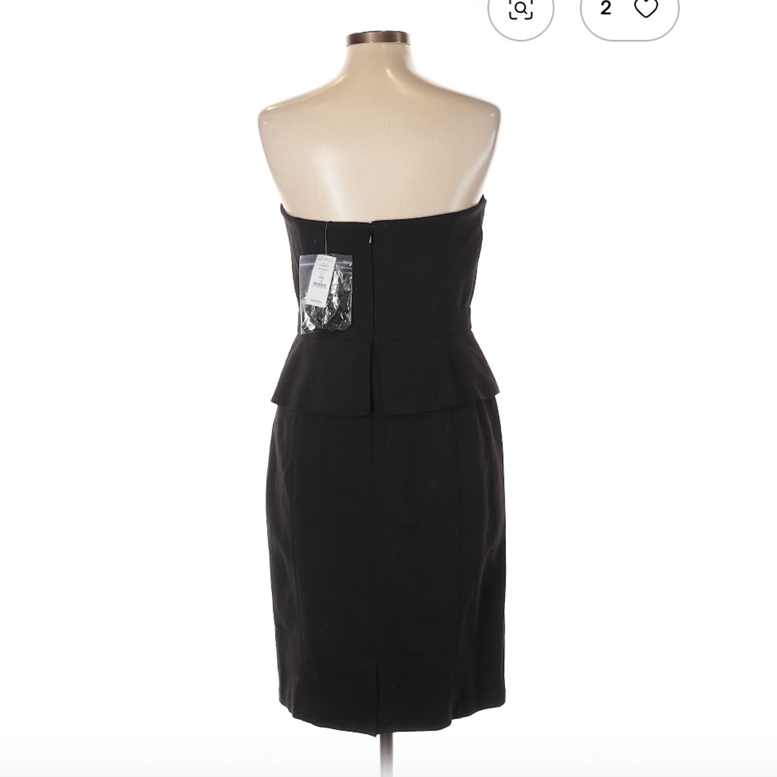 Other White House Black Market Strapless Black Dress Size 10 Size L / US 10 / IT 46 - 1 Preview