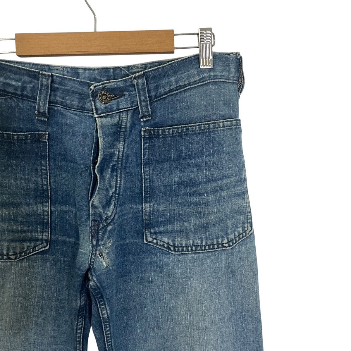 Blue Blue Japan Vintage Blue Blue Japan Bush Denim Jeans Size US 30 / EU 46 - 4 Thumbnail