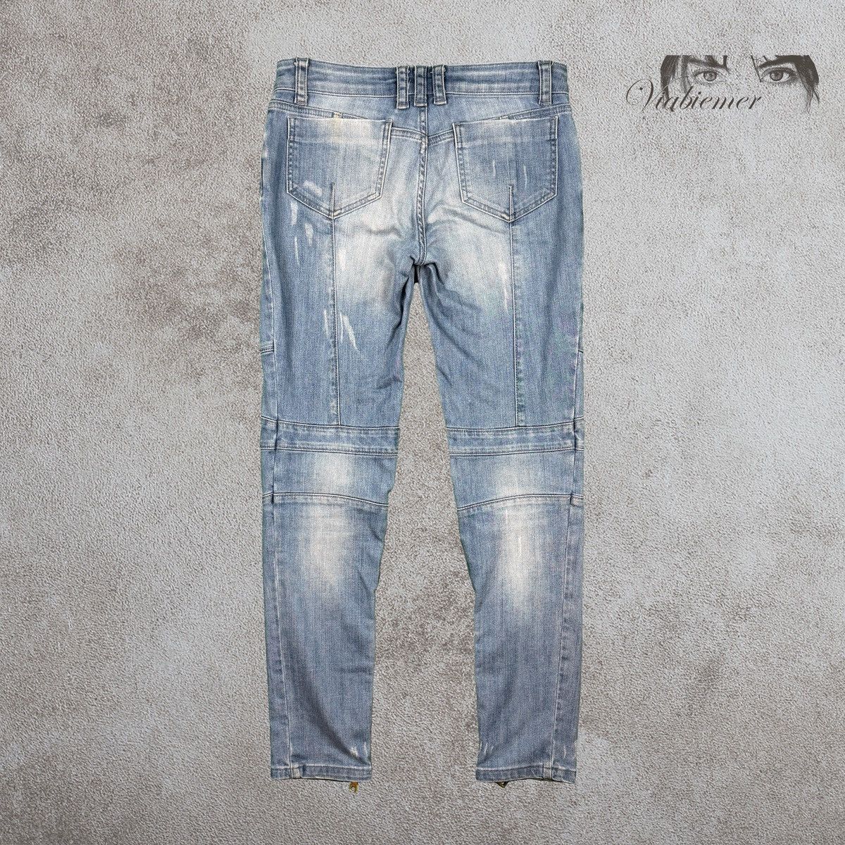 Balmain Balmain biker denim Size US 31 - 5 Thumbnail