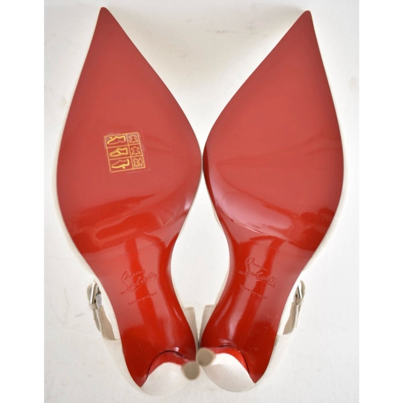 Christian Louboutin Christian Louboutin Miss Ziggyta 100 Pearl Beige Pump 39.5 Size US 9.5 / IT 39.5 - 22 Thumbnail