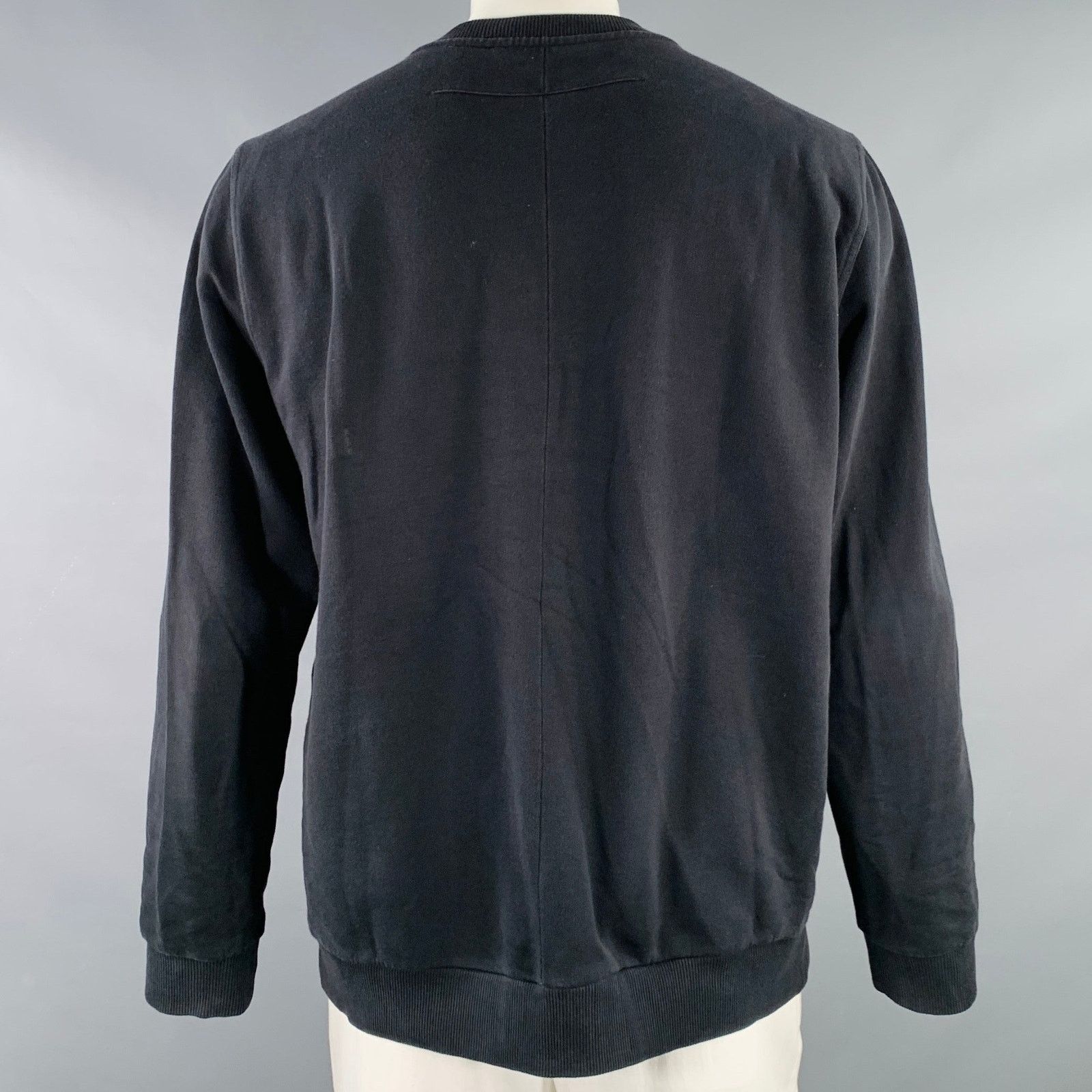 Givenchy L Black Jesus Graphic Cotton Cuban Fit Crew Neck Sweatshirt Size US L / EU 52-54 / 3 - 4 Thumbnail