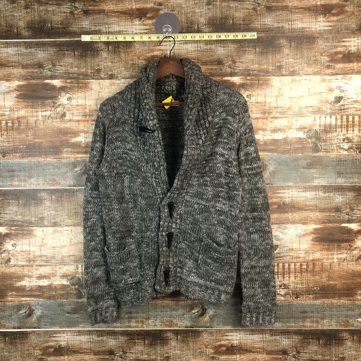 DL Nano Universe Gray Cardigan Knitwer #C542