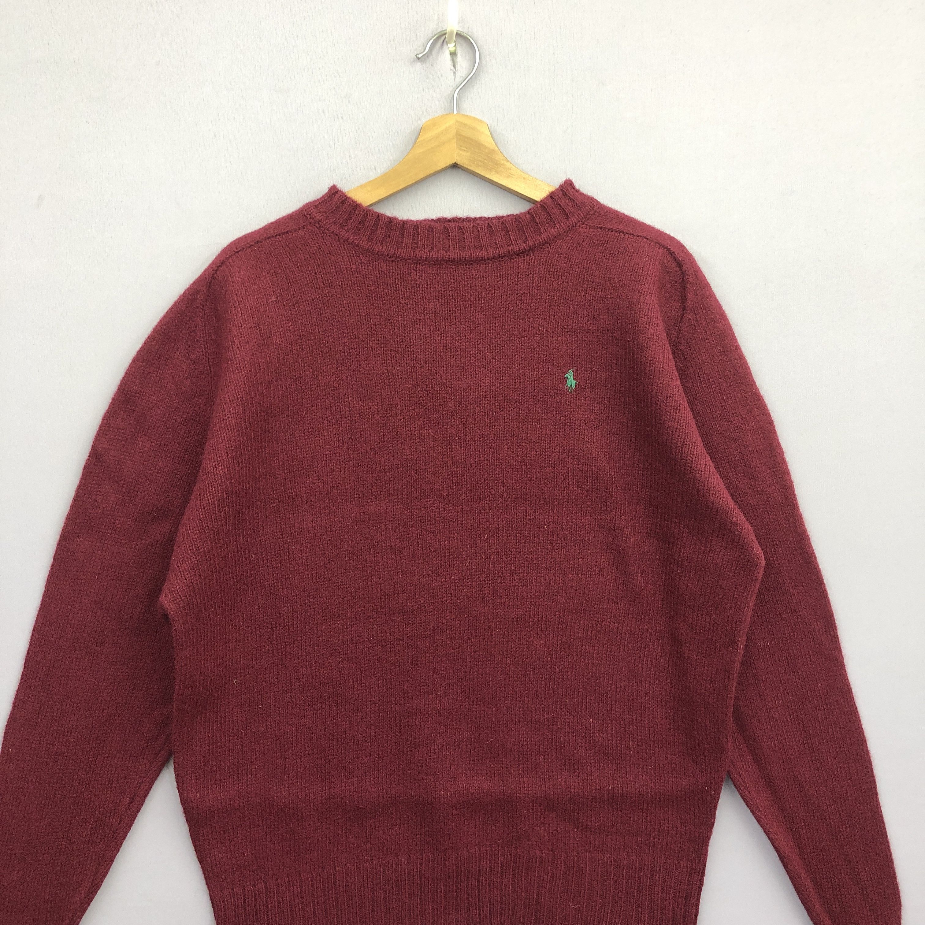 Polo Ralph Lauren Vintage 90s Polo Ralph Lauren Wool Knit Sweater Sweatshirt Size US L / EU 52-54 / 3 - 2 Thumbnail