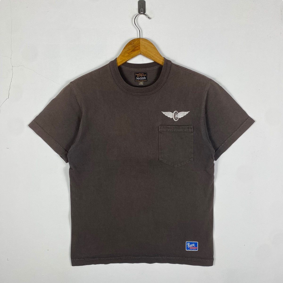 The Real McCoy's BUCO HELMETS By The Real McCoy's Graphic Faded Tee Shirt Size US S / EU 44-46 / 1 - 5 Thumbnail