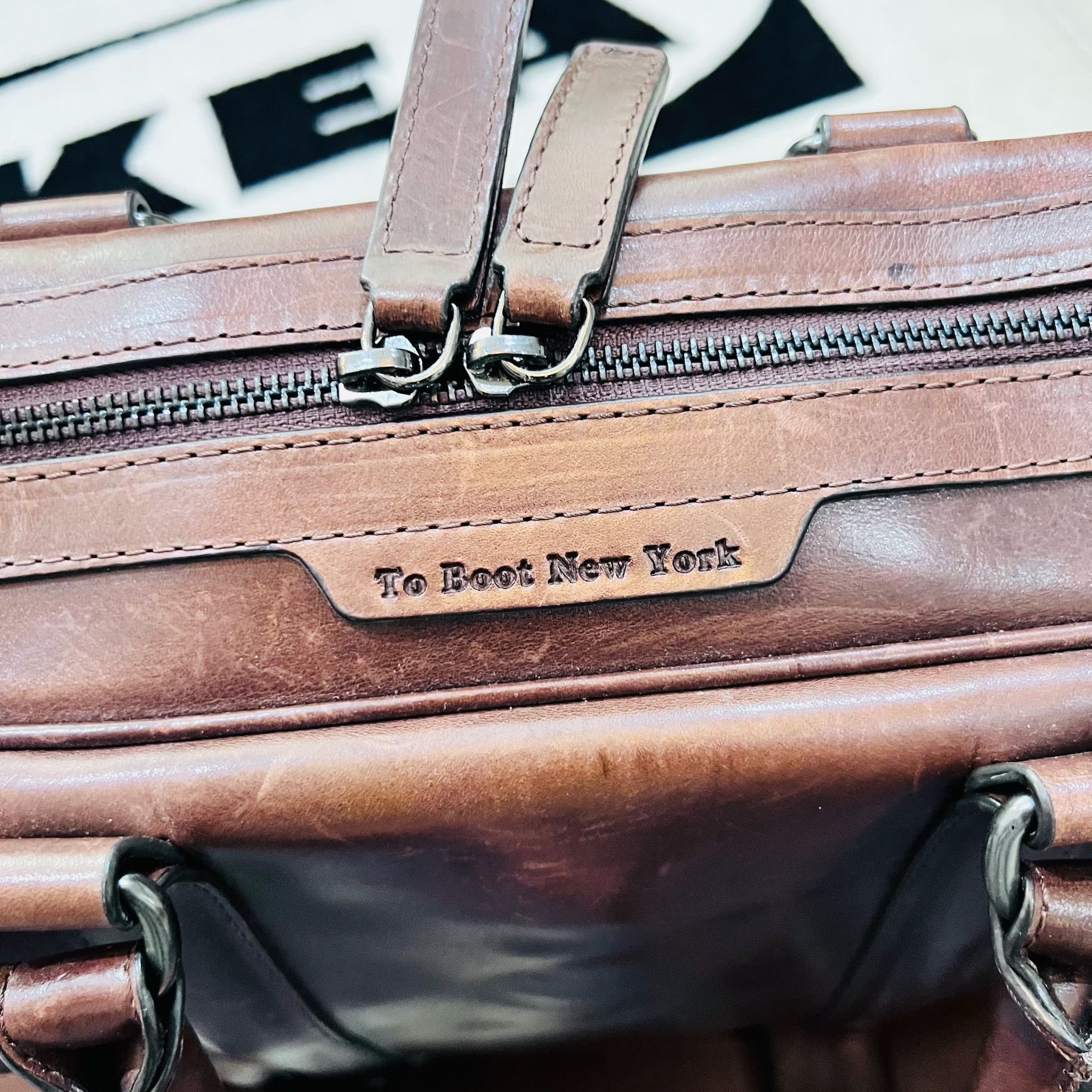 To Boot New York RARE FIND! To Boot New York Leather Briefcase Size ONE SIZE - 4 Thumbnail