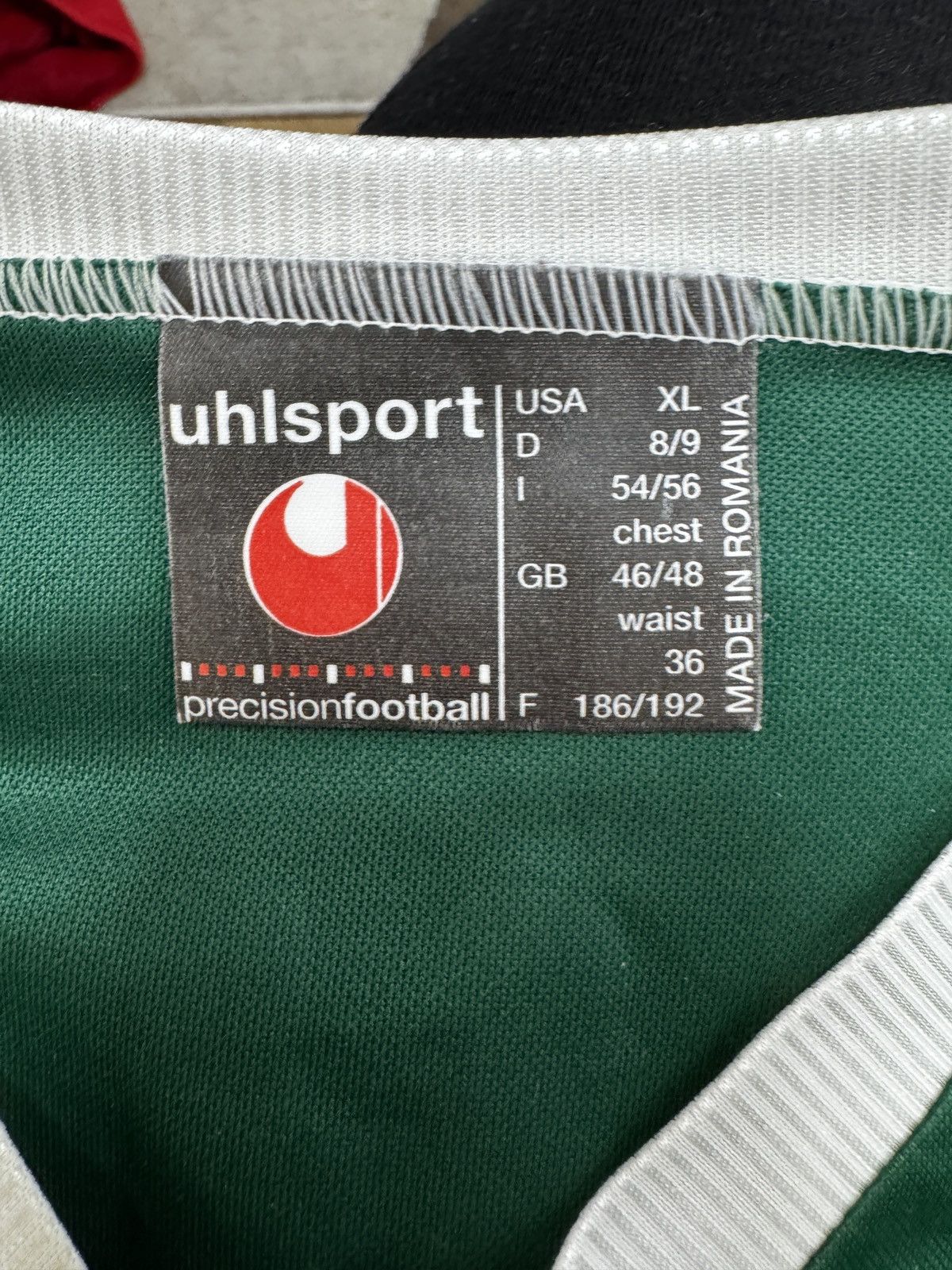 Other uhlsport vintage FC Sachsen Leipzig #13 match worn jersey Size US XL / EU 56 / 4 - 11 Thumbnail