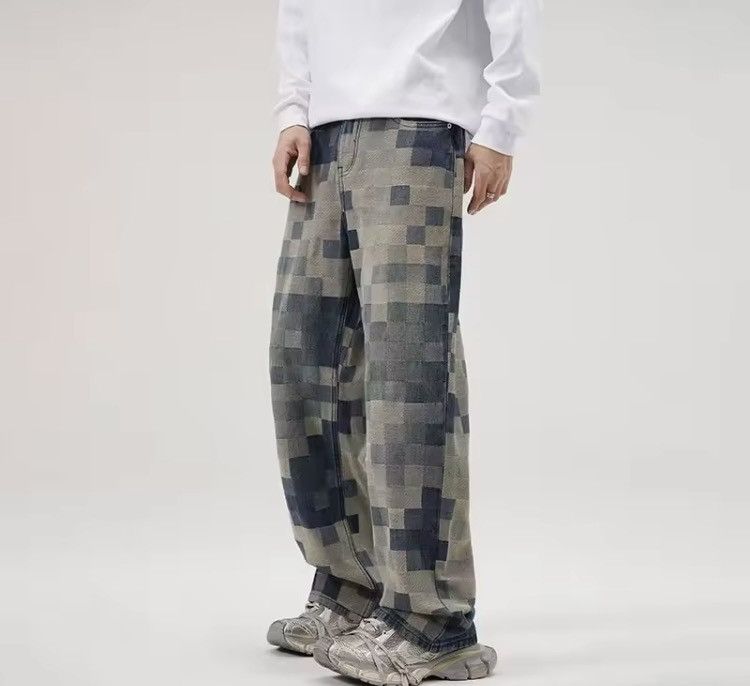 STUSSY BIG OL' JEAN STENPAT CAMO 34 stussy big ol camo デニム 30