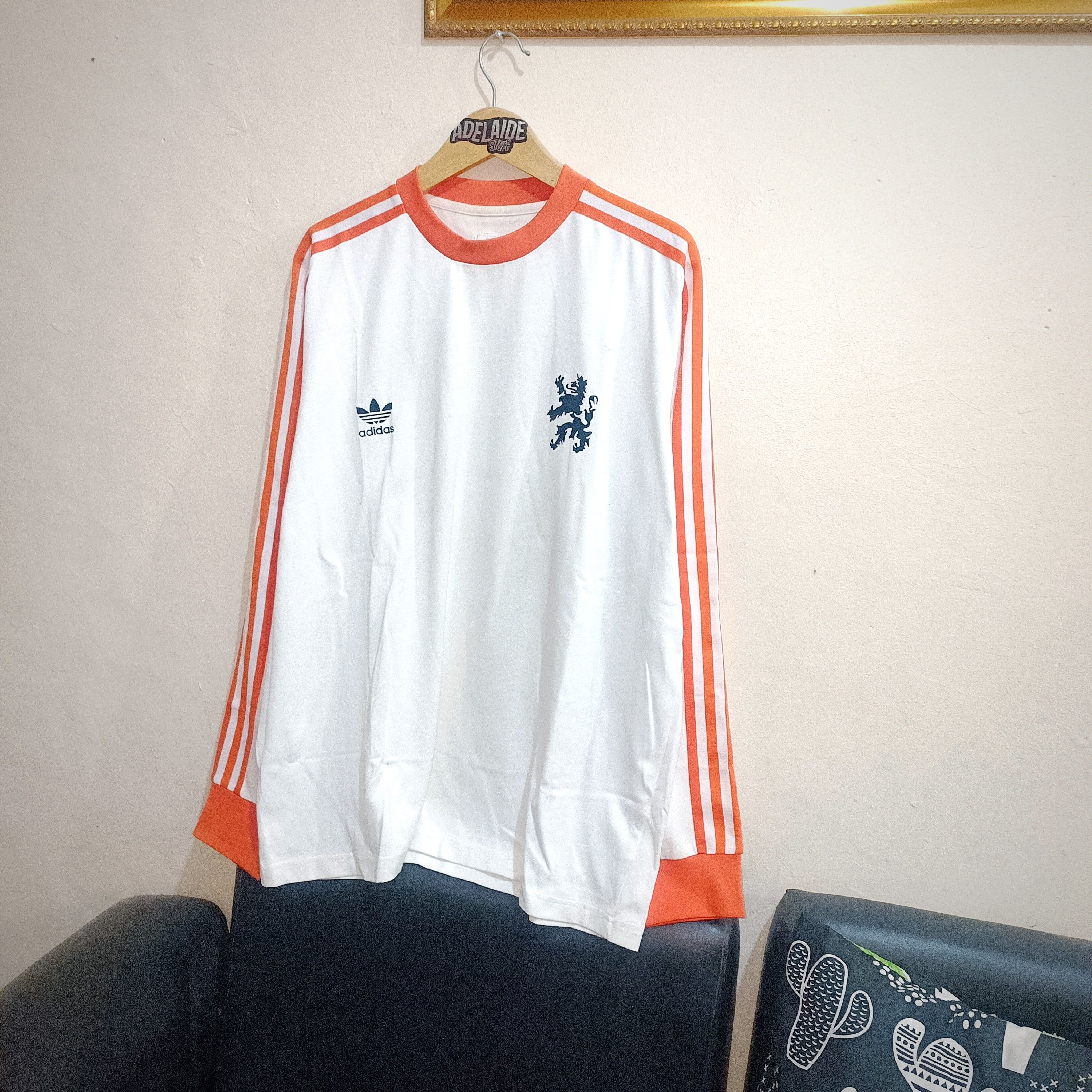 Adidas Longsleeve Netherlands World Cup 1978 Repro by Adidas Size US XL / EU 56 / 4 - 1 Thumbnail
