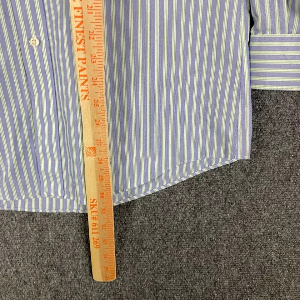 Kirkland Signature Kirkland Dress Shirt Men's 15.5 32 Striped Extra Long Staple Size US S / EU 44-46 / 1 - 6 Thumbnail