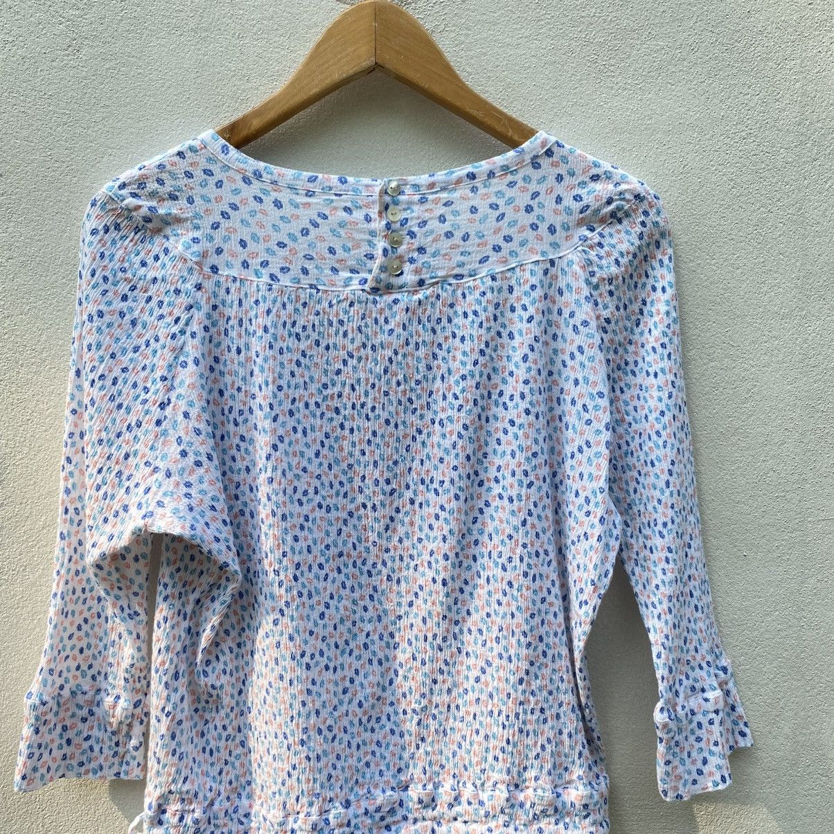 Tsumori Chisato TSUMORI CHISATO Pastel Petals Tie-Hem Blouse Size XS / US 0-2 / IT 36-38 - 17 Thumbnail