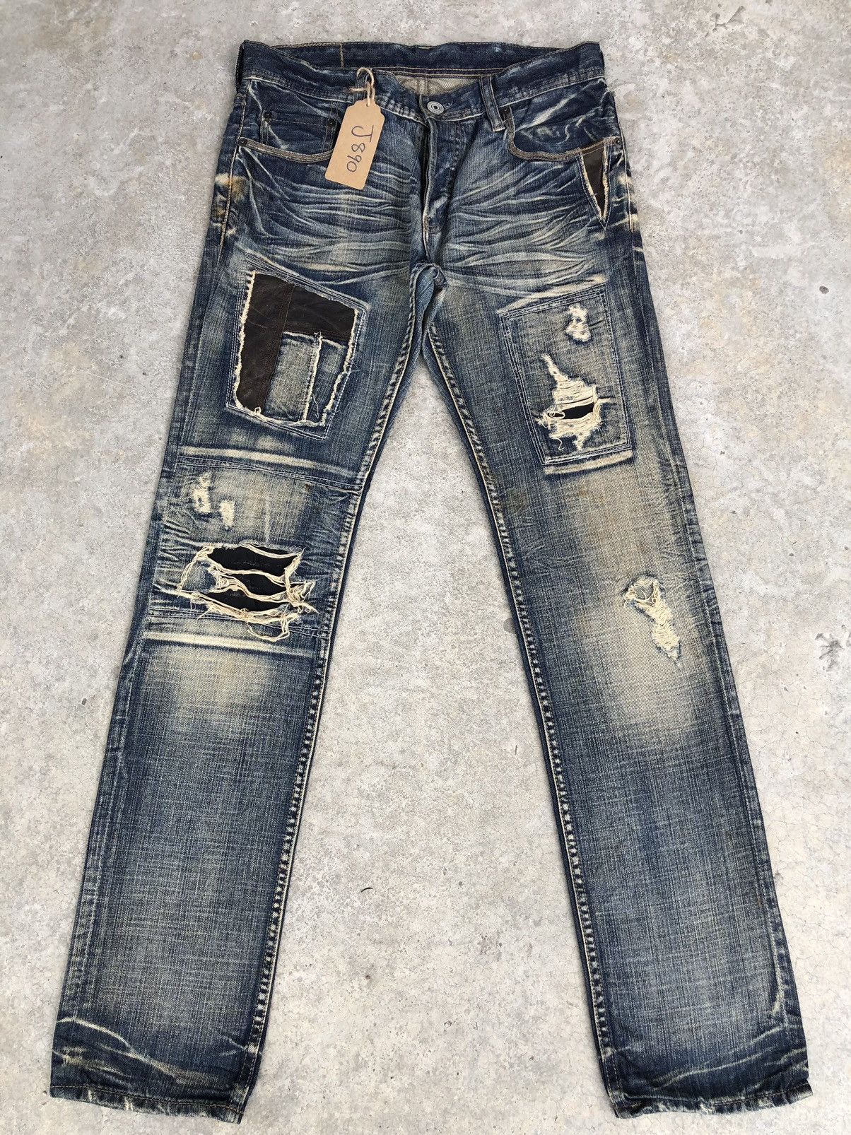 Who Decides War Japanese Difference Rupert Distressed Jeans ppfm style Size US 32 / EU 48 - 1 Thumbnail