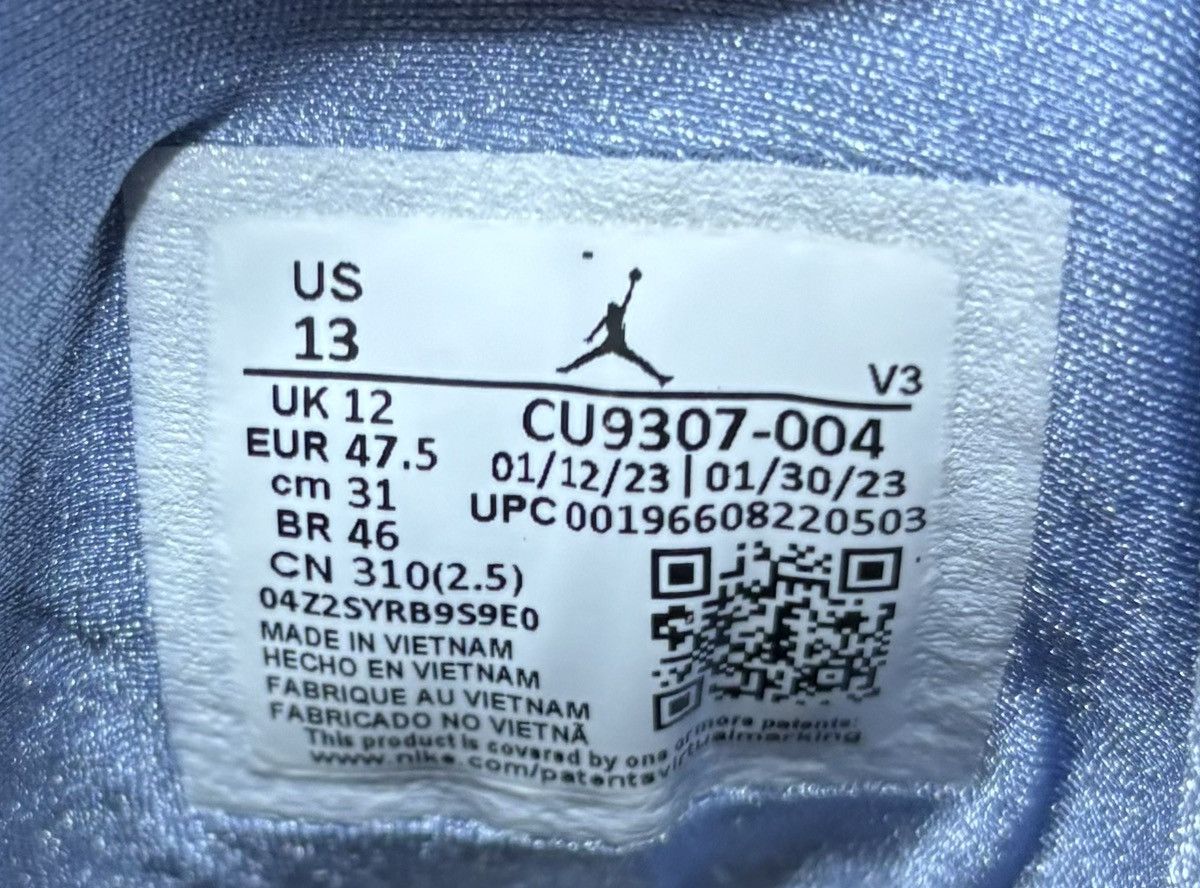 Jordan Brand Air Jordan 7 Retro 2023 Chambray Size 13 Size US 13 / EU 46 - 7 Thumbnail