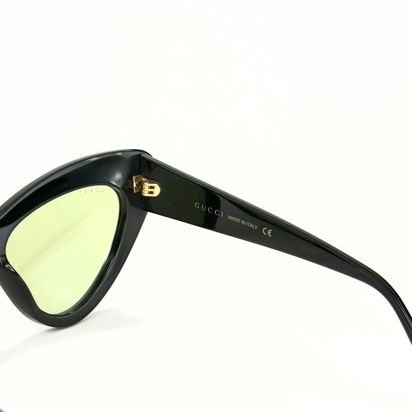 Gucci GUCCI Gg0895s 0895 Black Green Cat Eye Runway 003 Fashion Size ONE SIZE - 7 Thumbnail