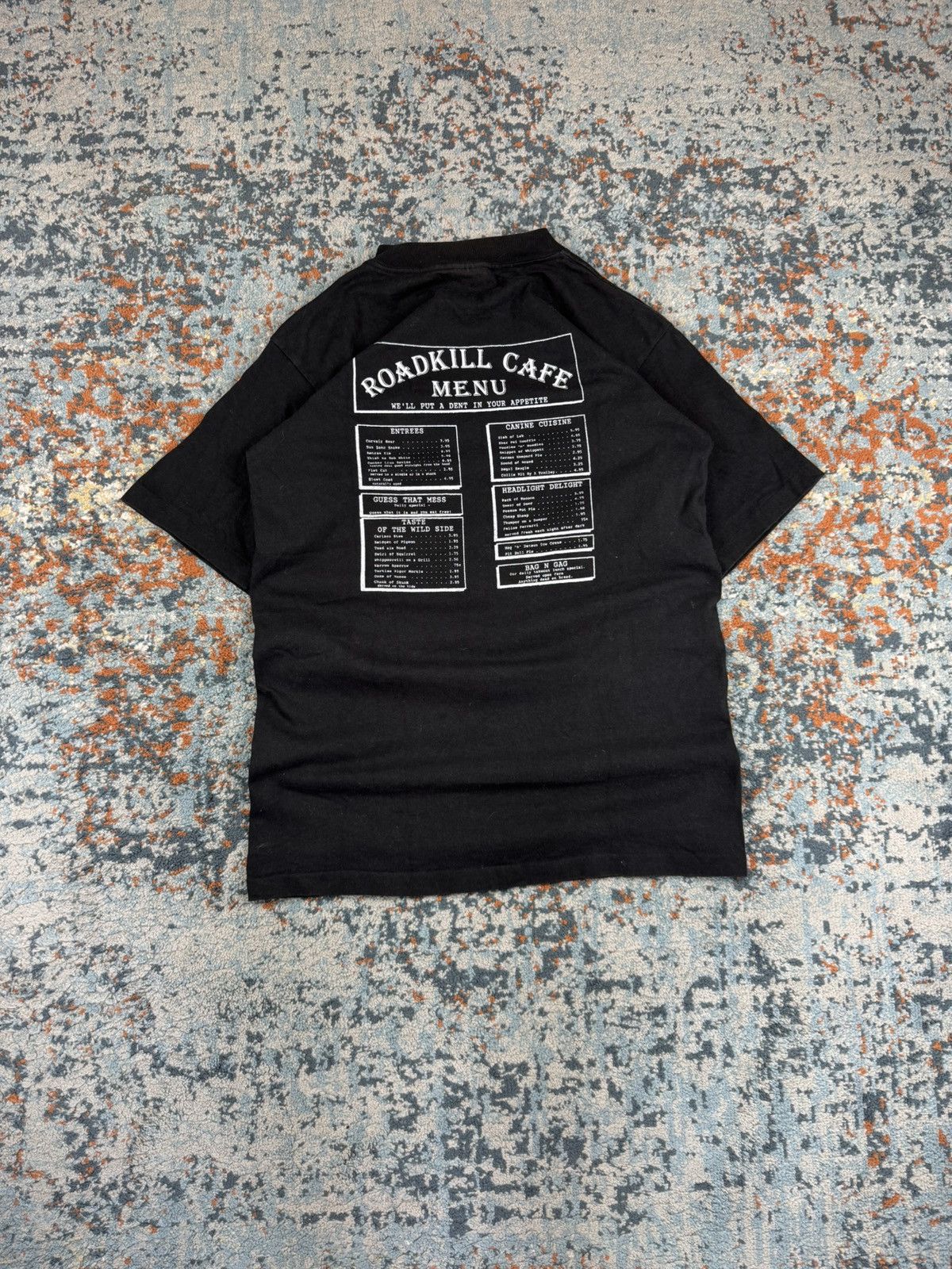 Vintage Vintage 90s Roadkill Cafe tee made in usa single stitch Size US M / EU 48-50 / 2 - 2 Thumbnail
