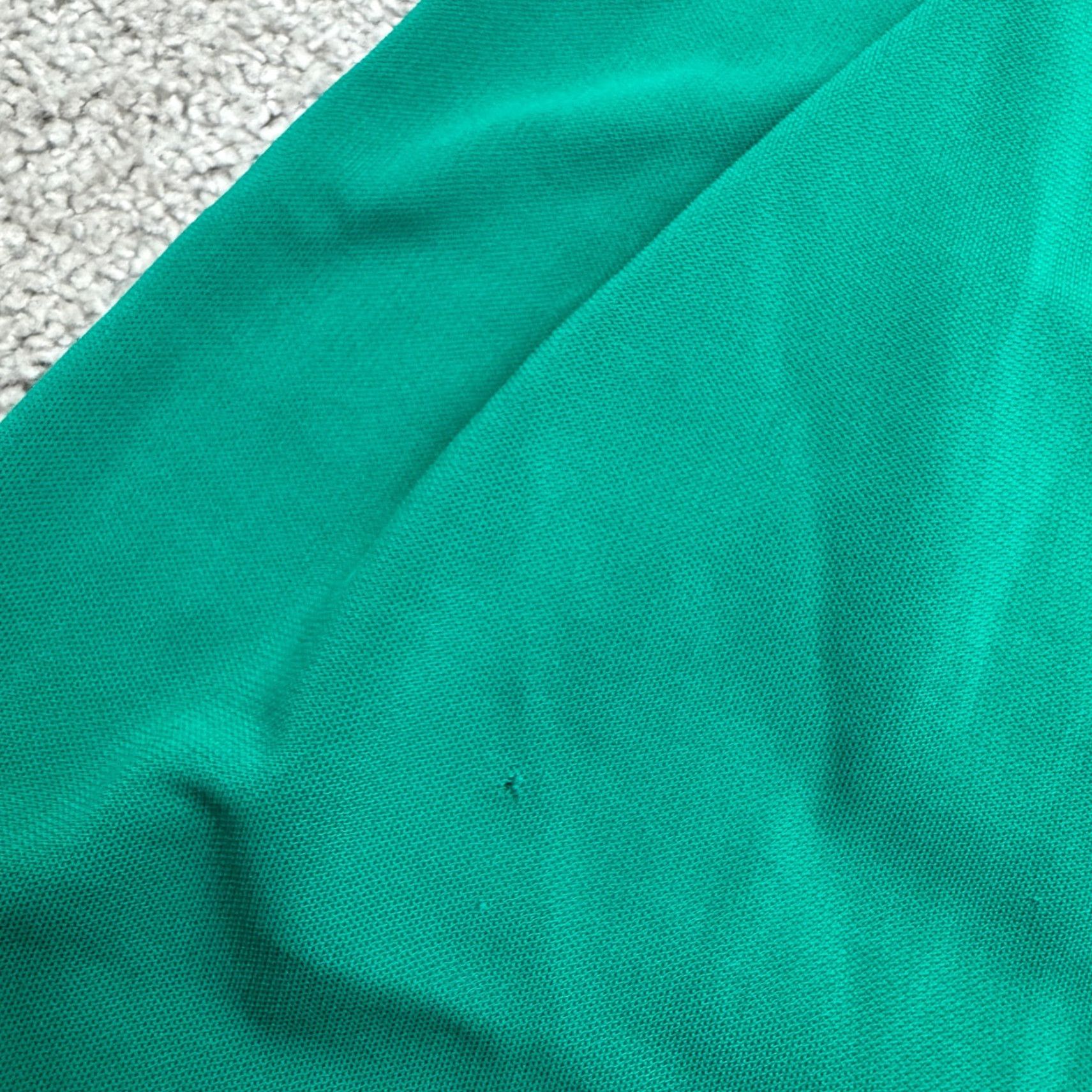 Banana Republic Banana Republic A-Line Dress Womens 8 Green Ruched V-Neck Business Casual Size M / US 6-8 / IT 42-44 - 5 Thumbnail