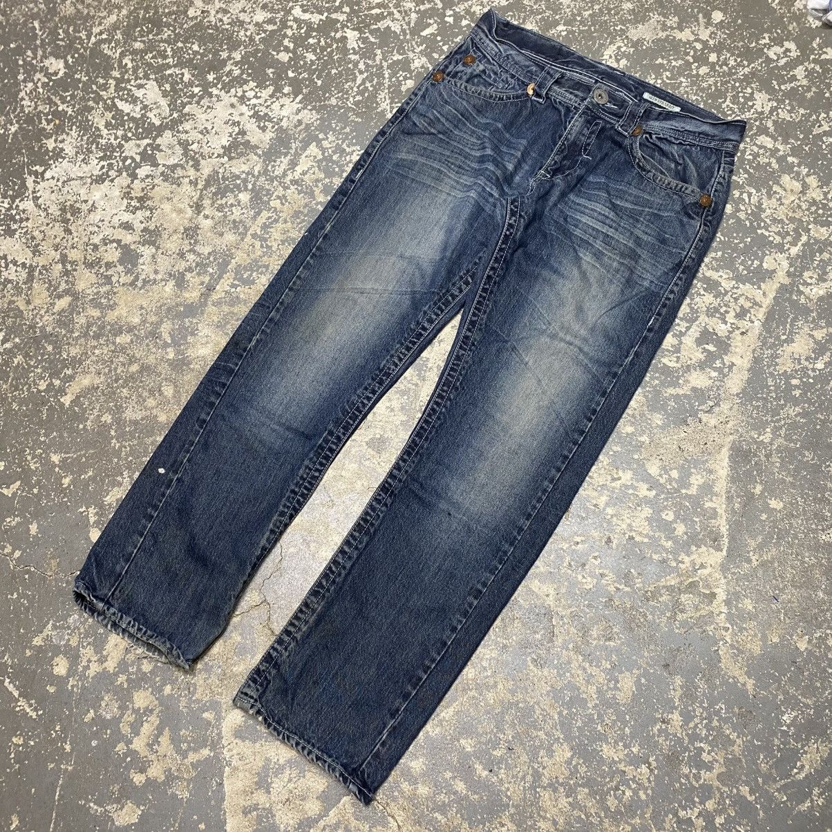 Blue Gear × Vintage Vintage Hollywood Y2K Embroidered Denim Jean Size US 34 / EU 50 - 5 Thumbnail