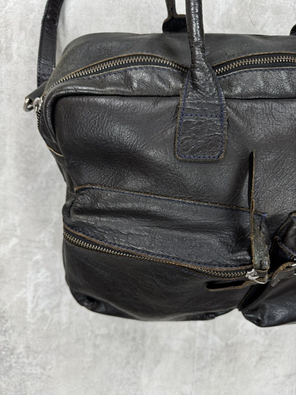 Handmade Cowboysbag leather shoulder CowBoys bag biker motorcycle bag Size ONE SIZE - 6 Thumbnail