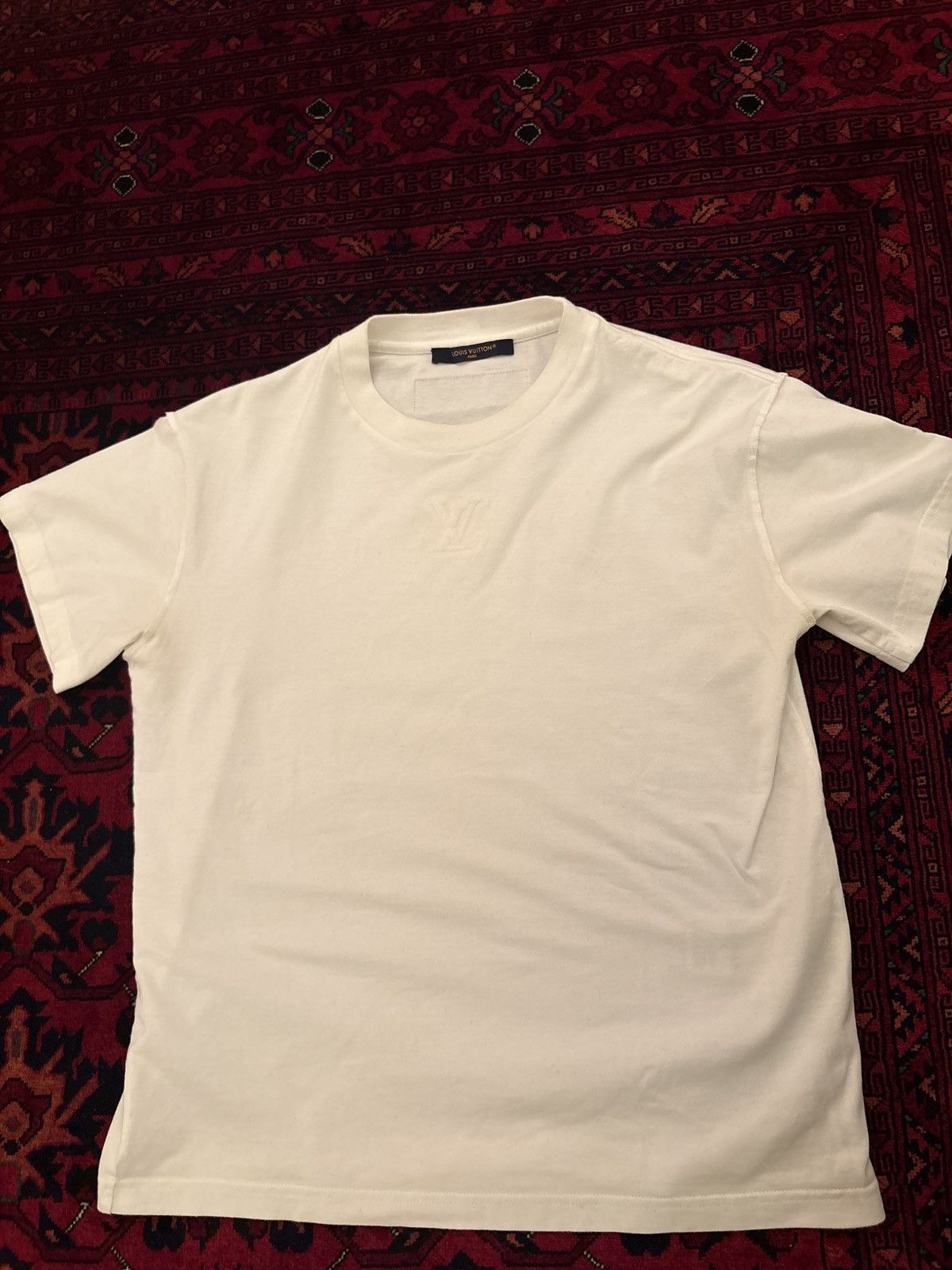 Louis Vuitton Louis vuitton Logo White T shirt Size US XS / EU 42 / 0 - 1 Thumbnail