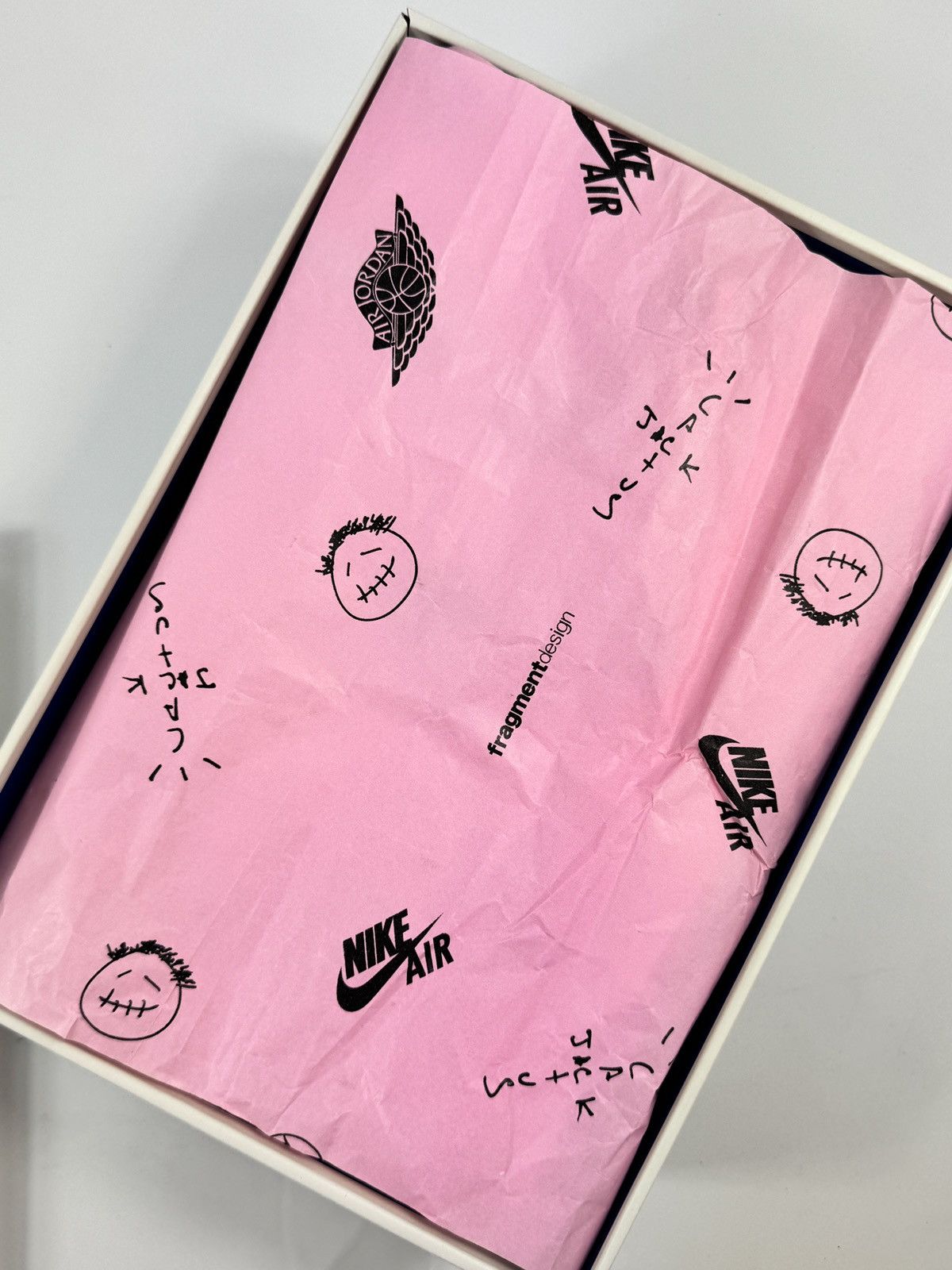 Nike × Travis Scott JORDAN 1 RETRO LOW FRAGMENT X TRAVIS SCOTT SNEAKERS Size US 8 / EU 41 - 17 Thumbnail