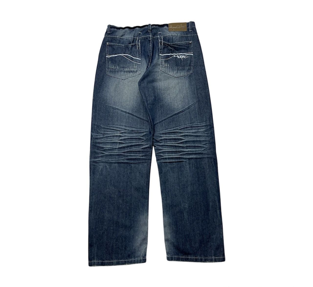 Makaveli × Vintage Vintage Makaveli Tupac 2pac baggy y2k distressed denim jeans Size US 38 / EU 54 - 2 Thumbnail