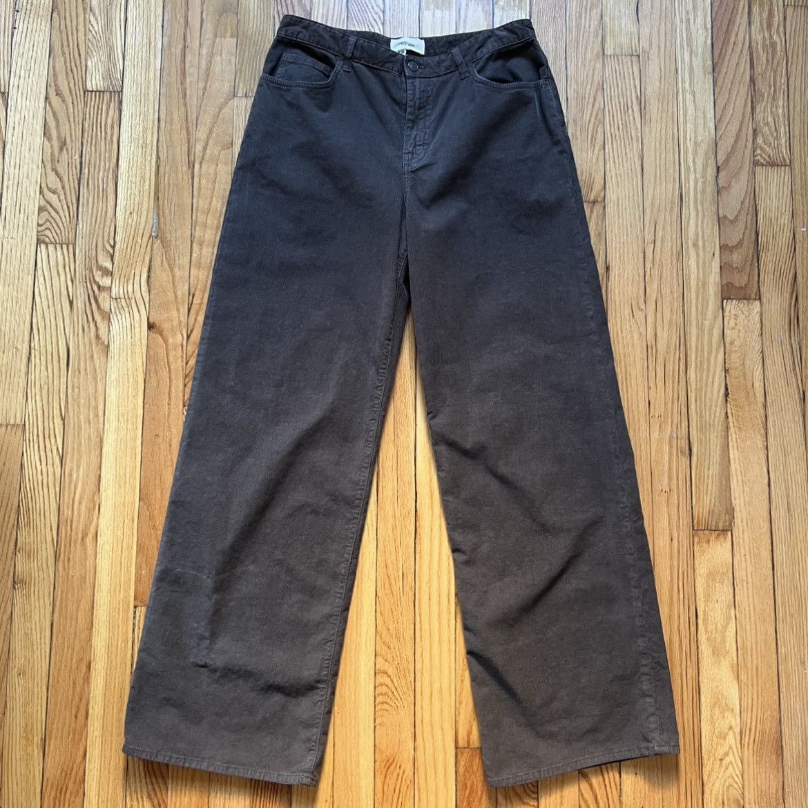 The Row The Row Eglitta Corduroy Pants in Taupe Size US 31 - 1 Thumbnail