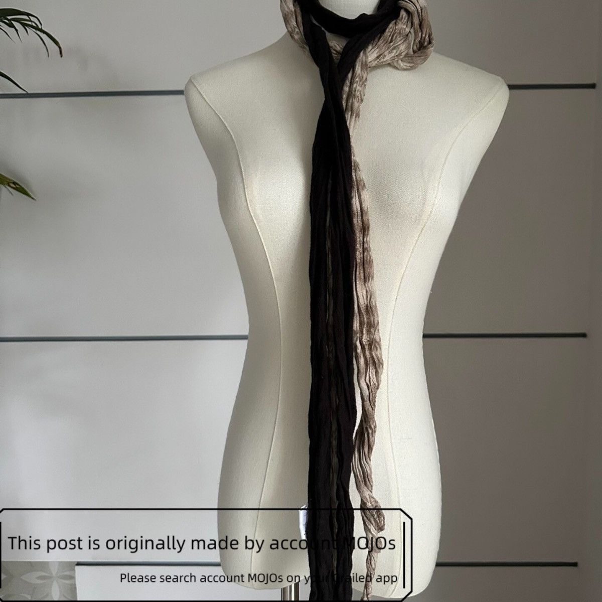 Number (N)ine Number Nine 08SS Double Scarf mojos997714 Size ONE SIZE - 2 Thumbnail