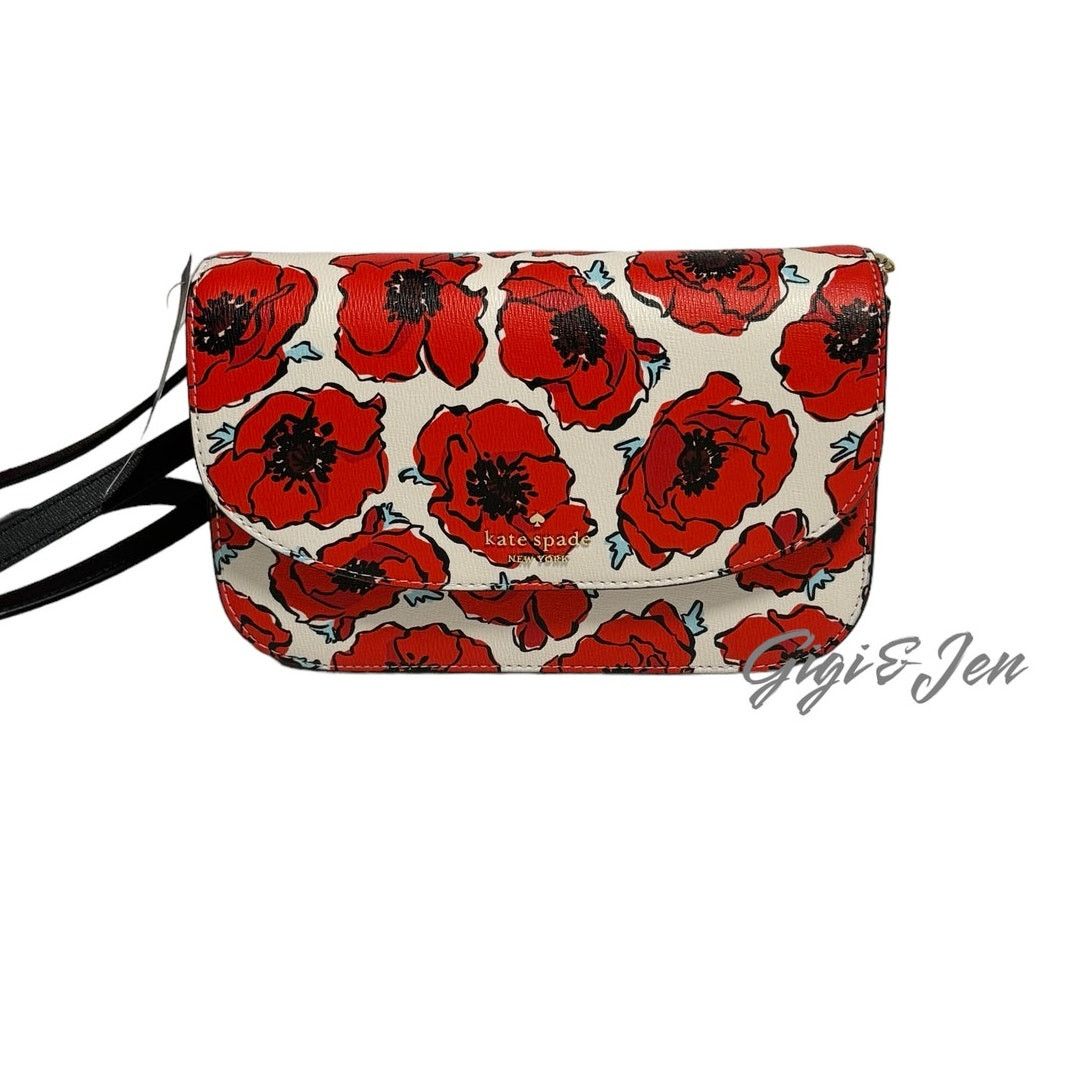Kate Spade Kate Spade Kristi Chain Flap Floral Crossbody Bag NWOT Size ONE SIZE - 2 Thumbnail
