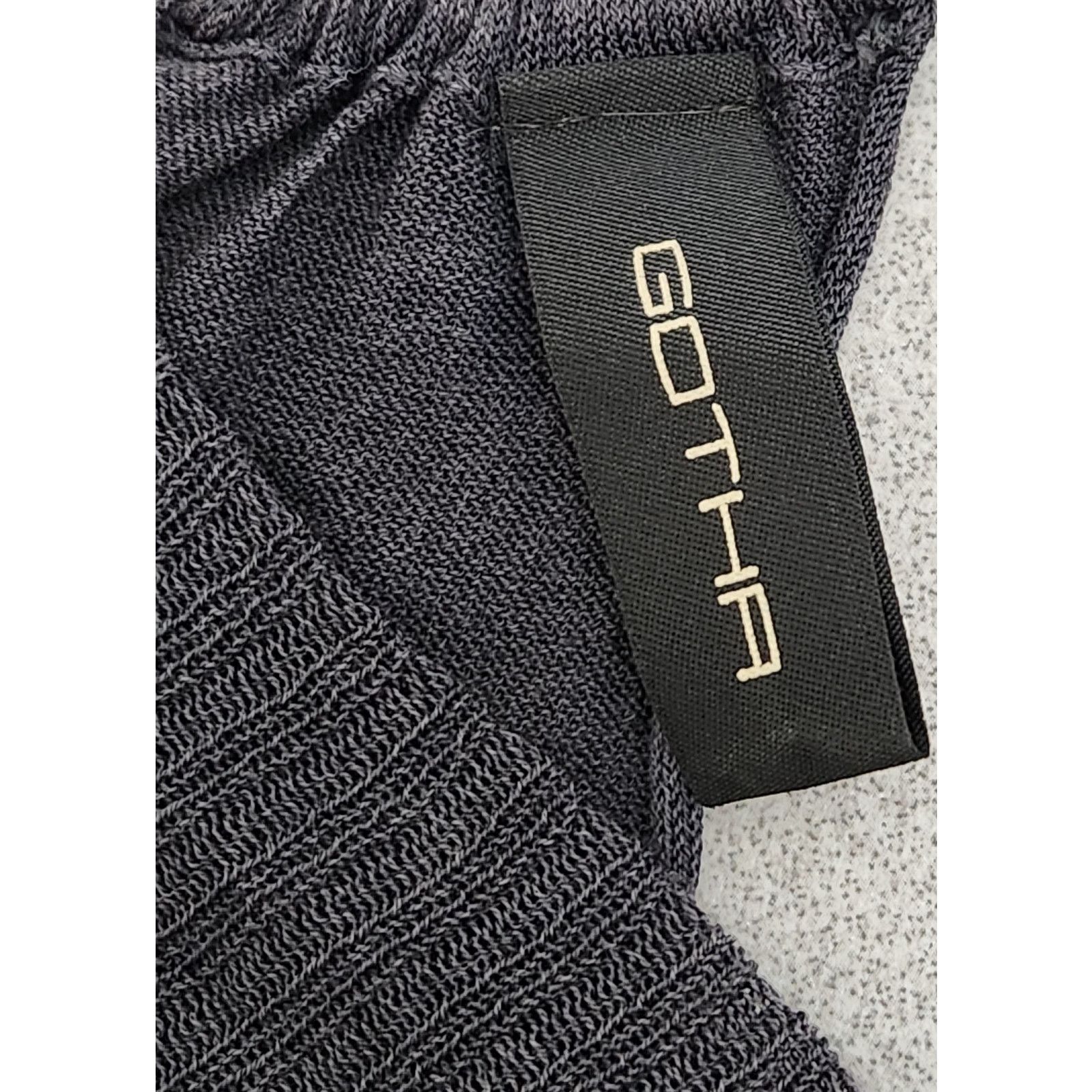 Other Gotha Gray Charcoal Pleated V Neck Tie Back Closure Top S Size S / US 4 / IT 40 - 5 Thumbnail