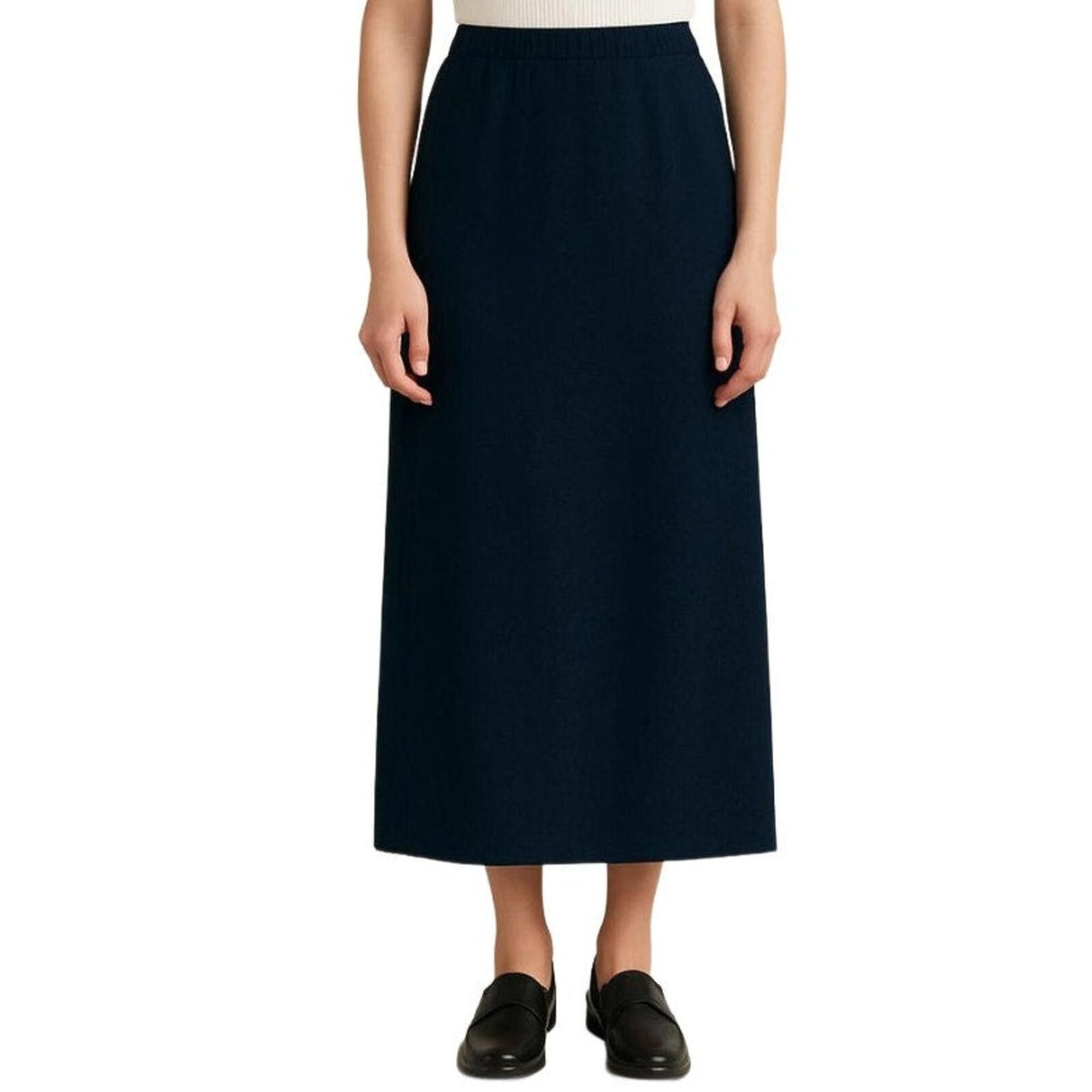 Other Alex Evenings Vintage Black Minimalist Maxi Skirt Womens M Size 32" / US 10 / IT 46 - 2 Thumbnail