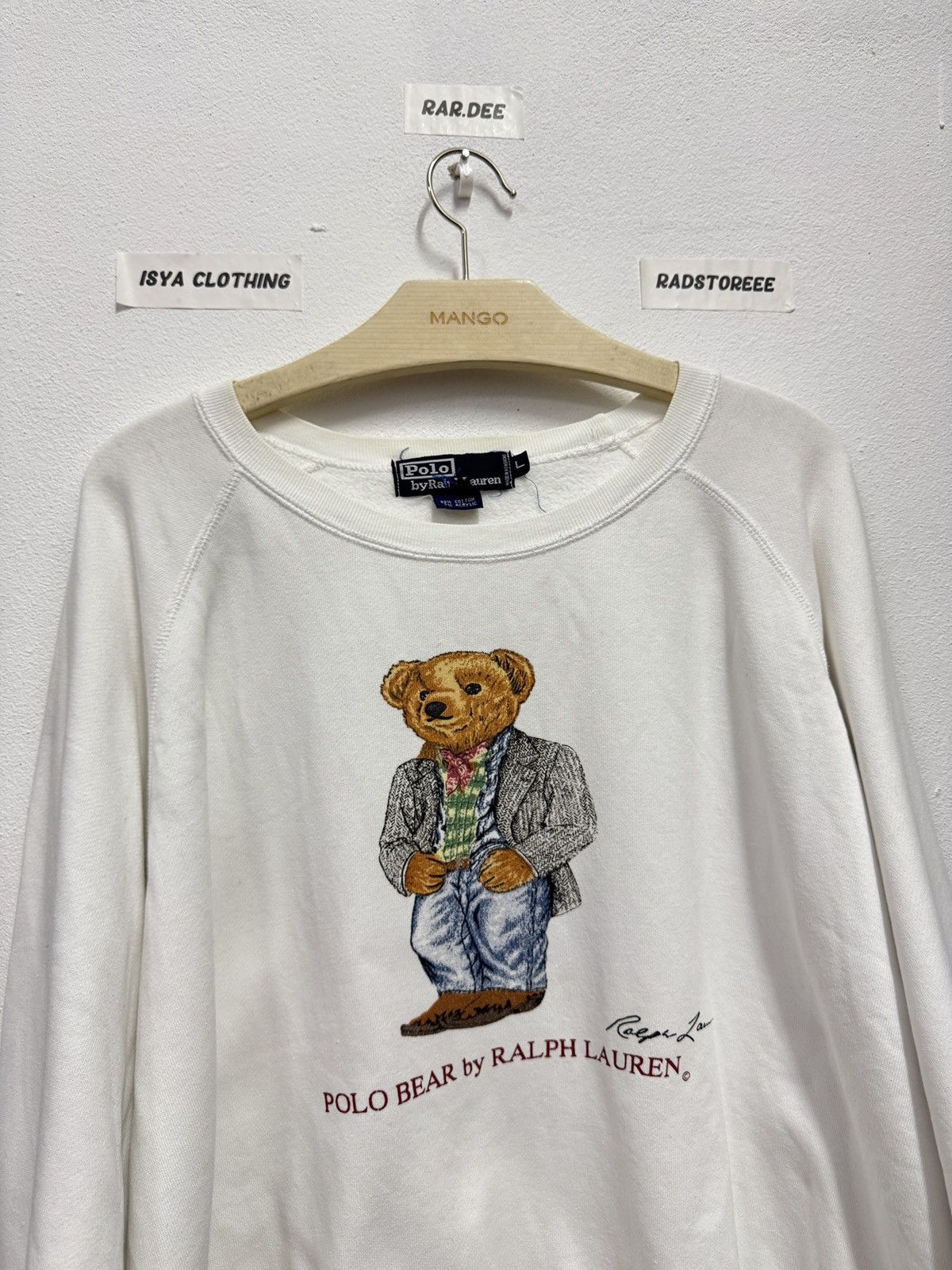 Polo Ralph Lauren Vintage Polo Bear Ralph Laurent Sweatshirt Size US L / EU 52-54 / 3 - 4 Thumbnail