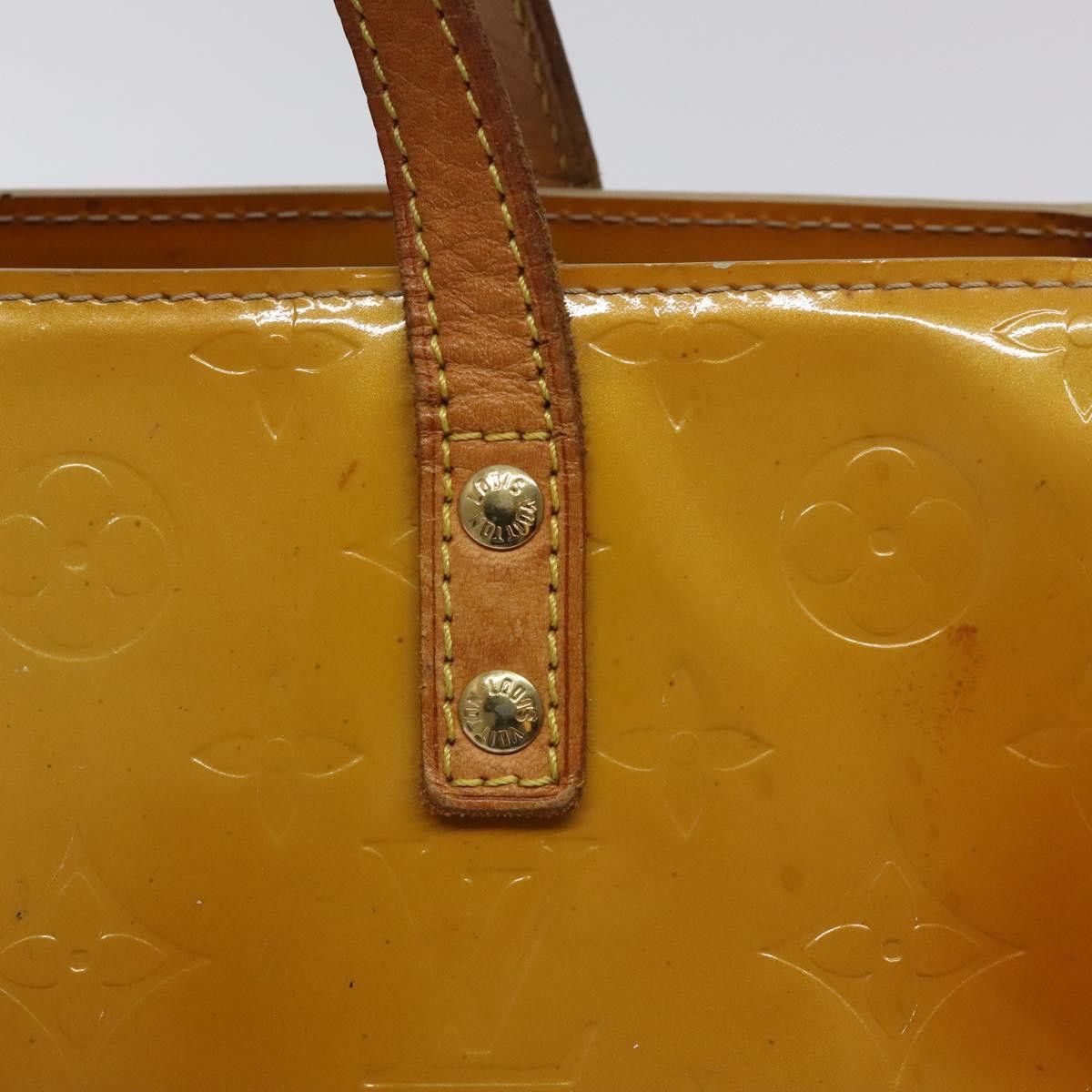 Louis Vuitton LOUIS VUITTON Monogram Vernis Reade PM Hand Bag Beige M91334 Size ONE SIZE - 14 Thumbnail