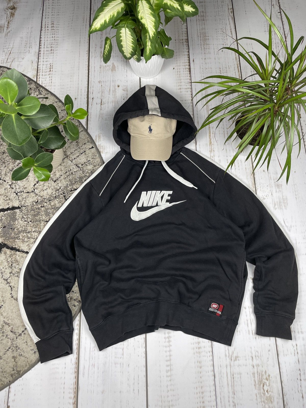 Nike big logo hoodie best sale