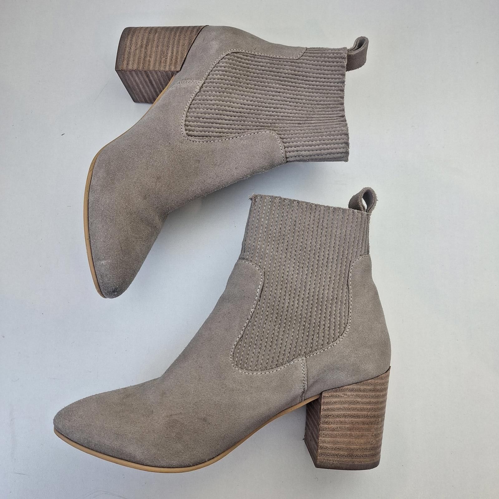 Designer AIRFLEX WOMEN Size 7 Suede Leather Heel winter ankle Boots Size US 8 / IT 38 - 4 Thumbnail