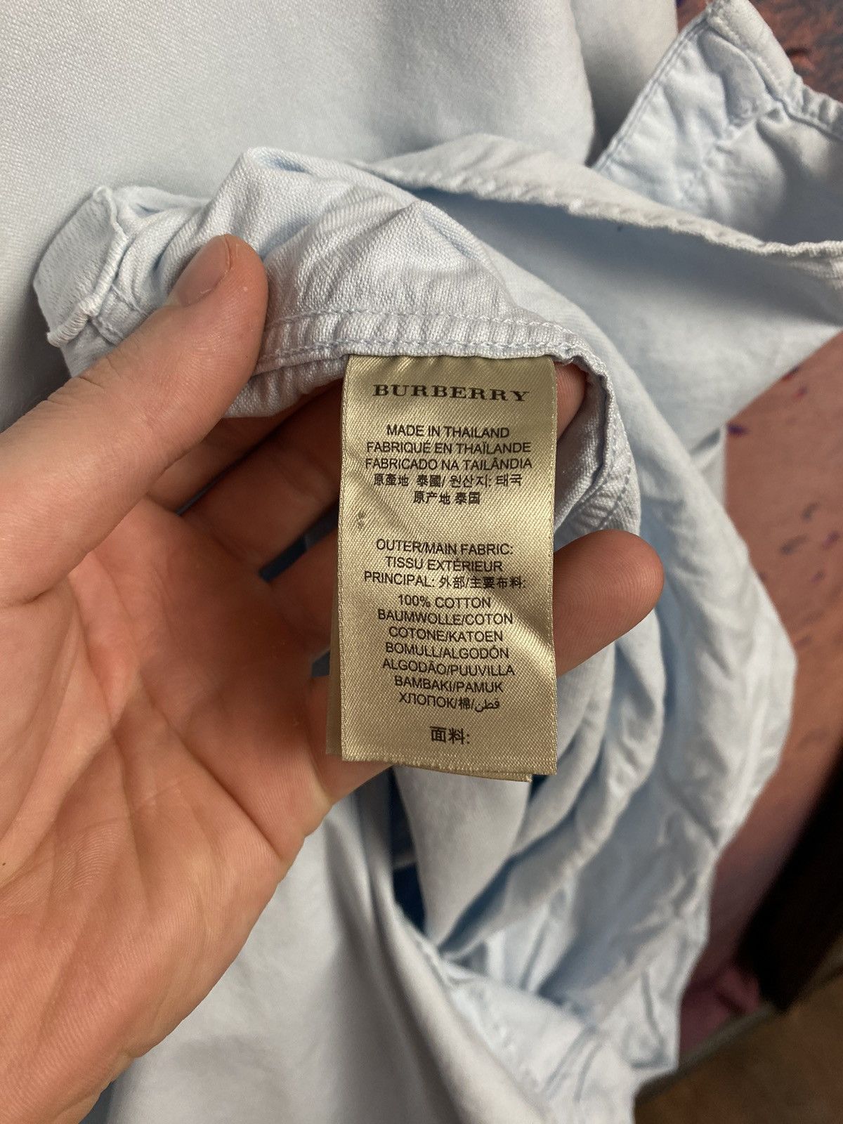 Burberry Burberry Brit luxury shirt Size US XL / EU 56 / 4 - 6 Thumbnail