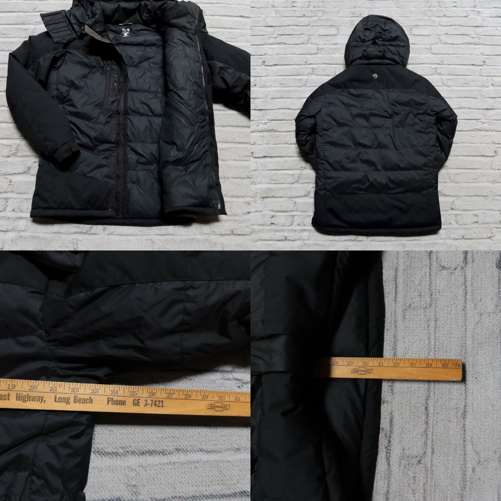 Mountain Hardwear VINTAGE Mountain Hardwear Hooded Puffer Down Jacket Size M Black Size US M / EU 48-50 / 2 - 8 Thumbnail