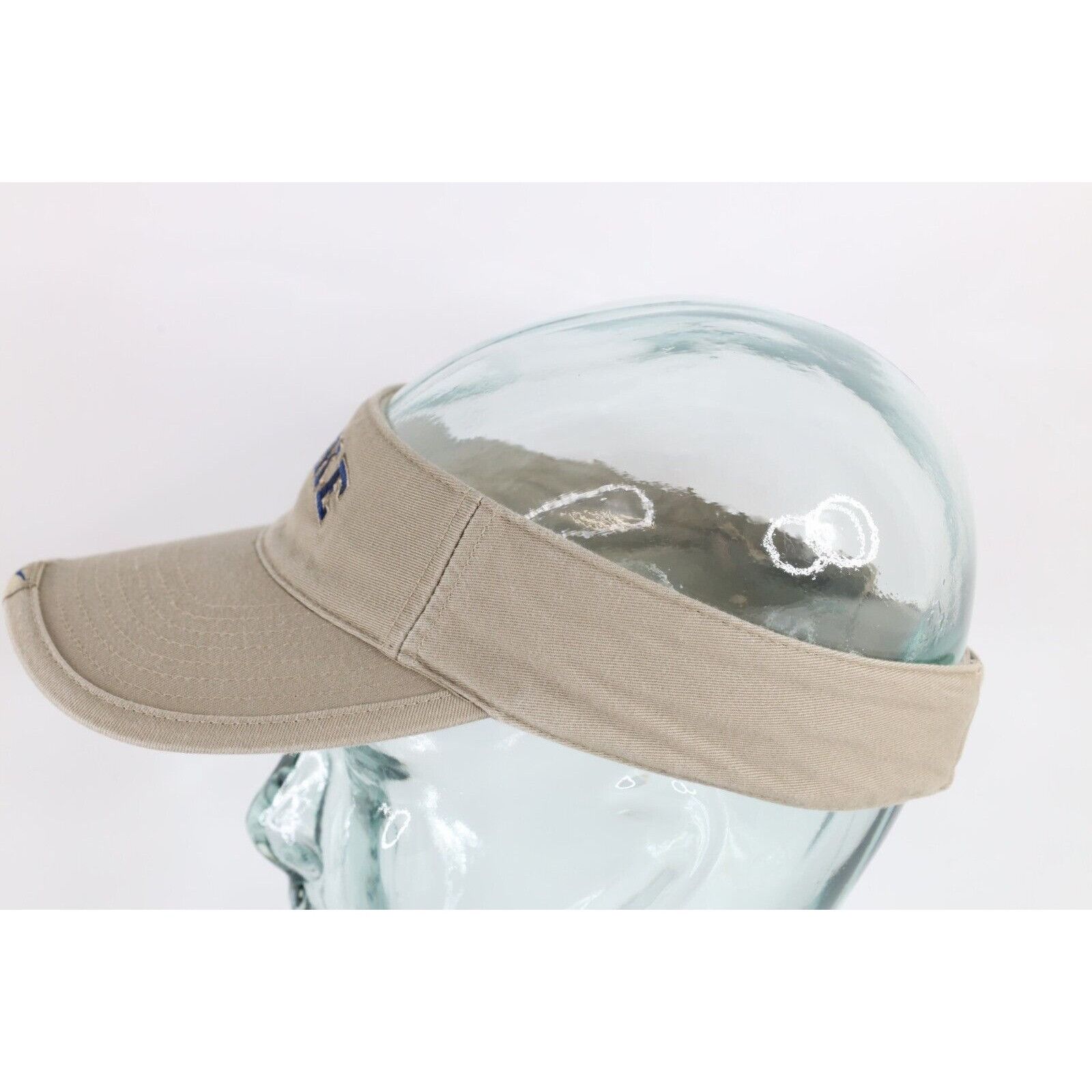 Nike × Vintage Vintage Y2K Nike Block Letter Travis Scott Mini Swoosh Visor Size ONE SIZE - 3 Thumbnail