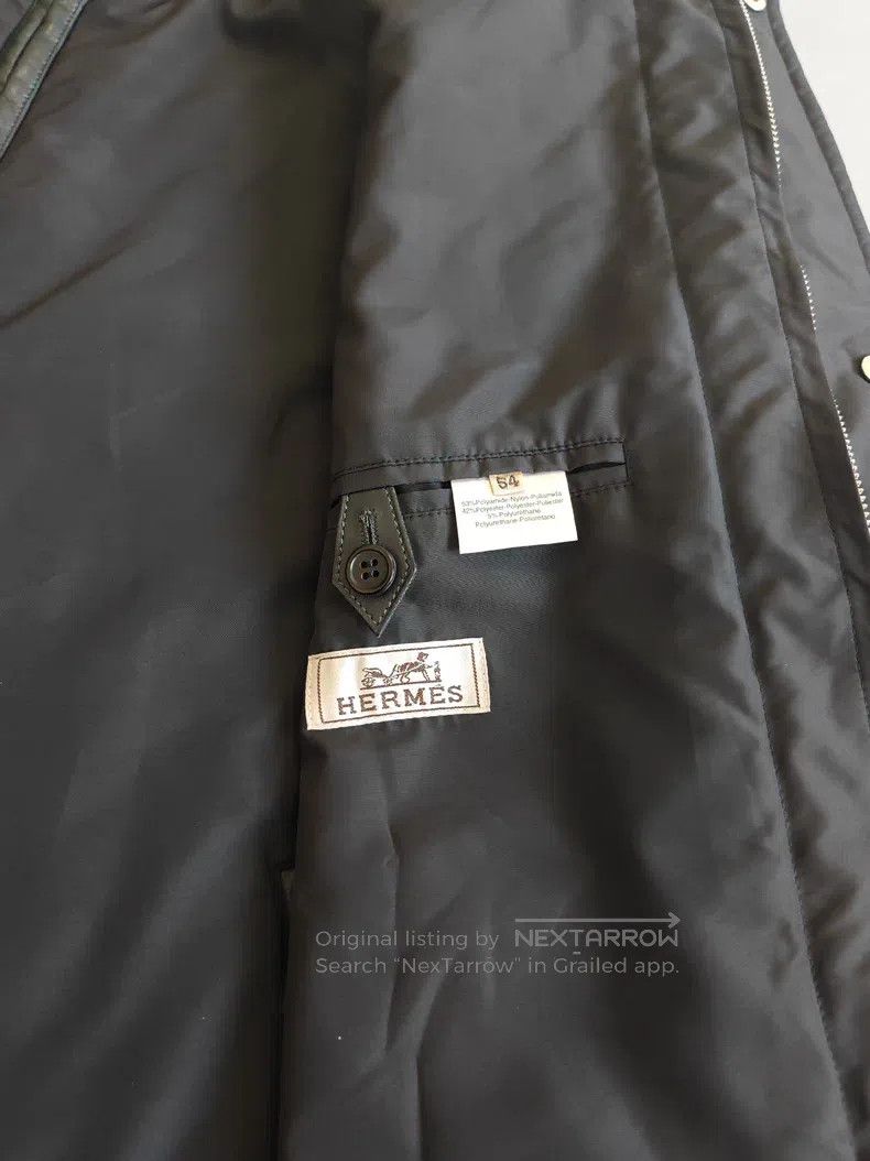 Hermes Hermes Cotton coat double-layer jacket, dark gray, two lay Size US L / EU 52-54 / 3 - 4 Thumbnail