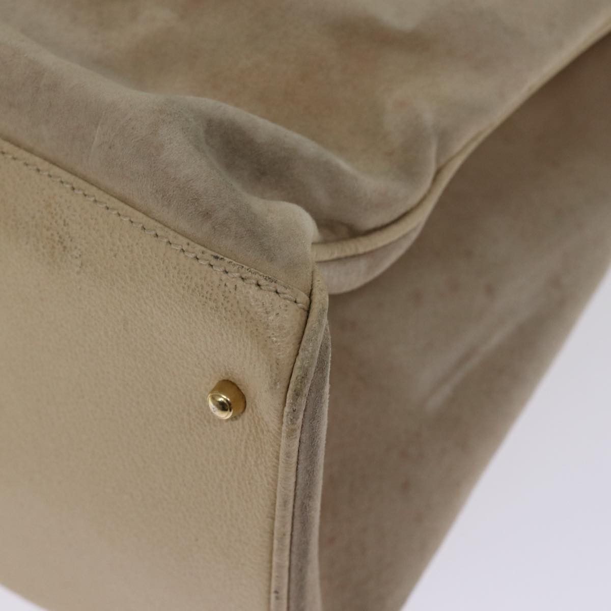 Gucci GUCCI Bamboo Tote Bag Suede Beige 002 2855 0322 0 Size ONE SIZE - 15 Thumbnail