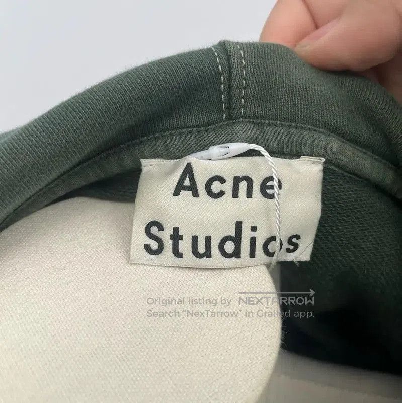 Acne Studios Acne Studios Green Cotton Men's Hoodie. Size US S / EU 44-46 / 1 - 4 Thumbnail