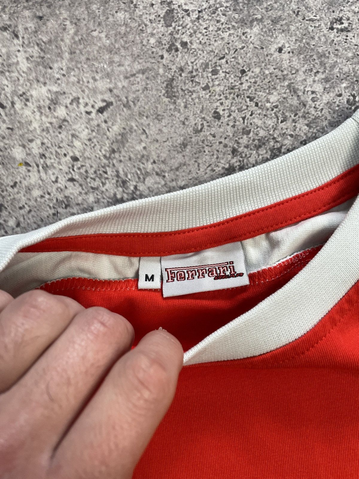 Ferrari Vintage Ferrari Racing Red Rugby Sweatshirt Formula Uno Size US M / EU 48-50 / 2 - 10 Thumbnail