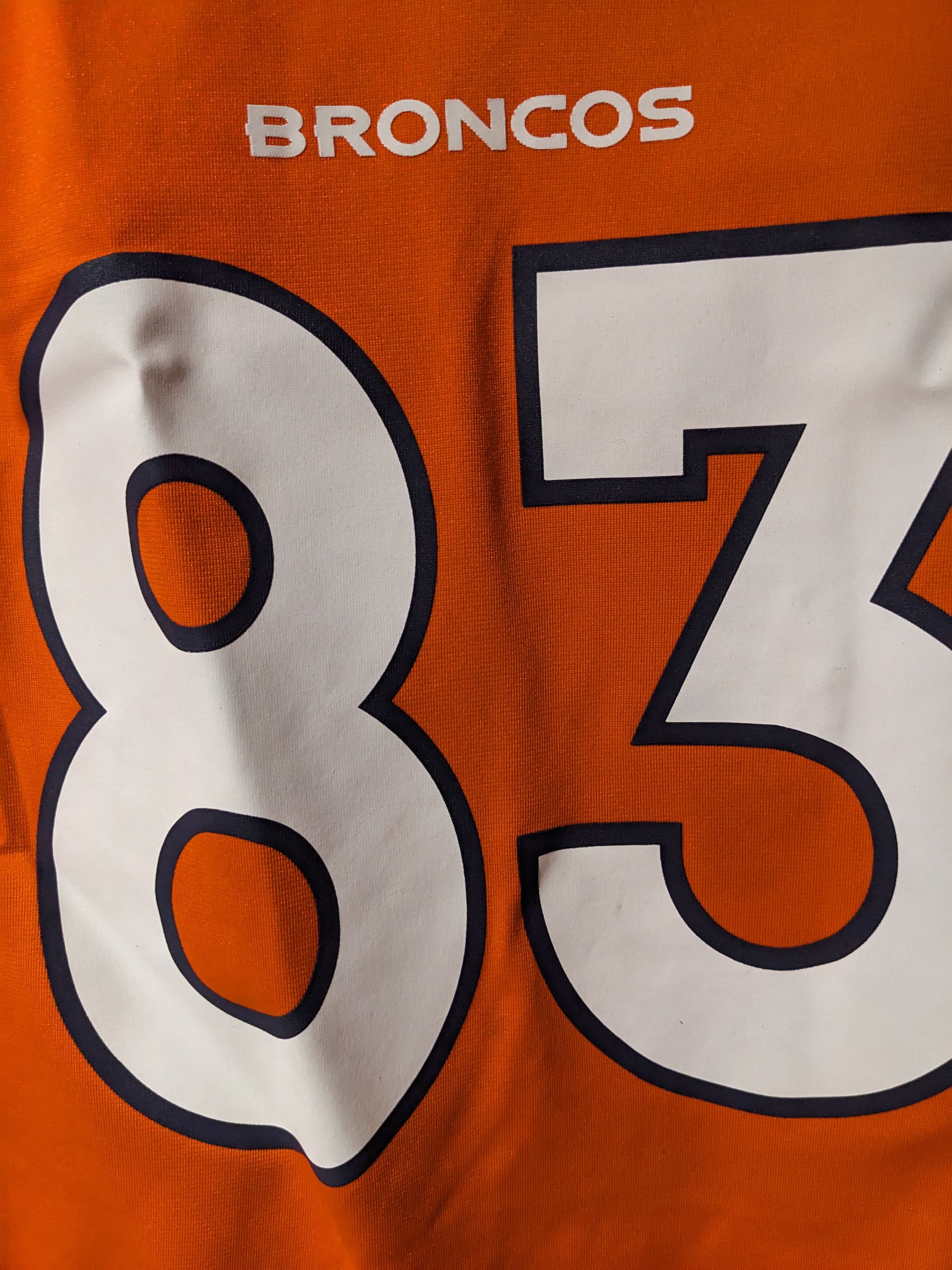 NFL Denver Broncos Wes Welker NFL Football Nike Large Jersey Size US L / EU 52-54 / 3 - 2 Thumbnail