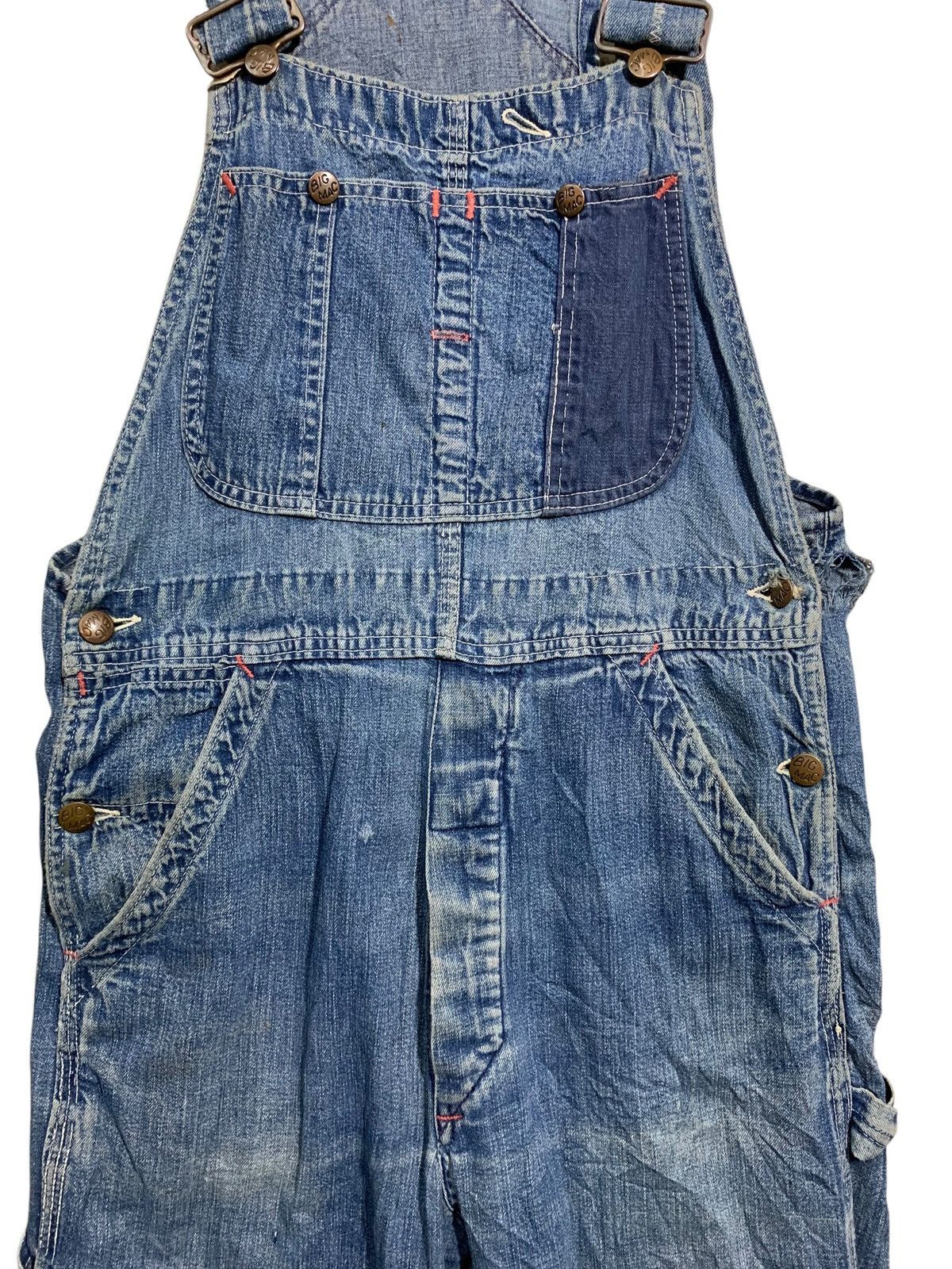 Big Mac 🔥VTG 70s BIG MAC DENIM OVERALL W32 Size US 32 / EU 48 - 6 Thumbnail