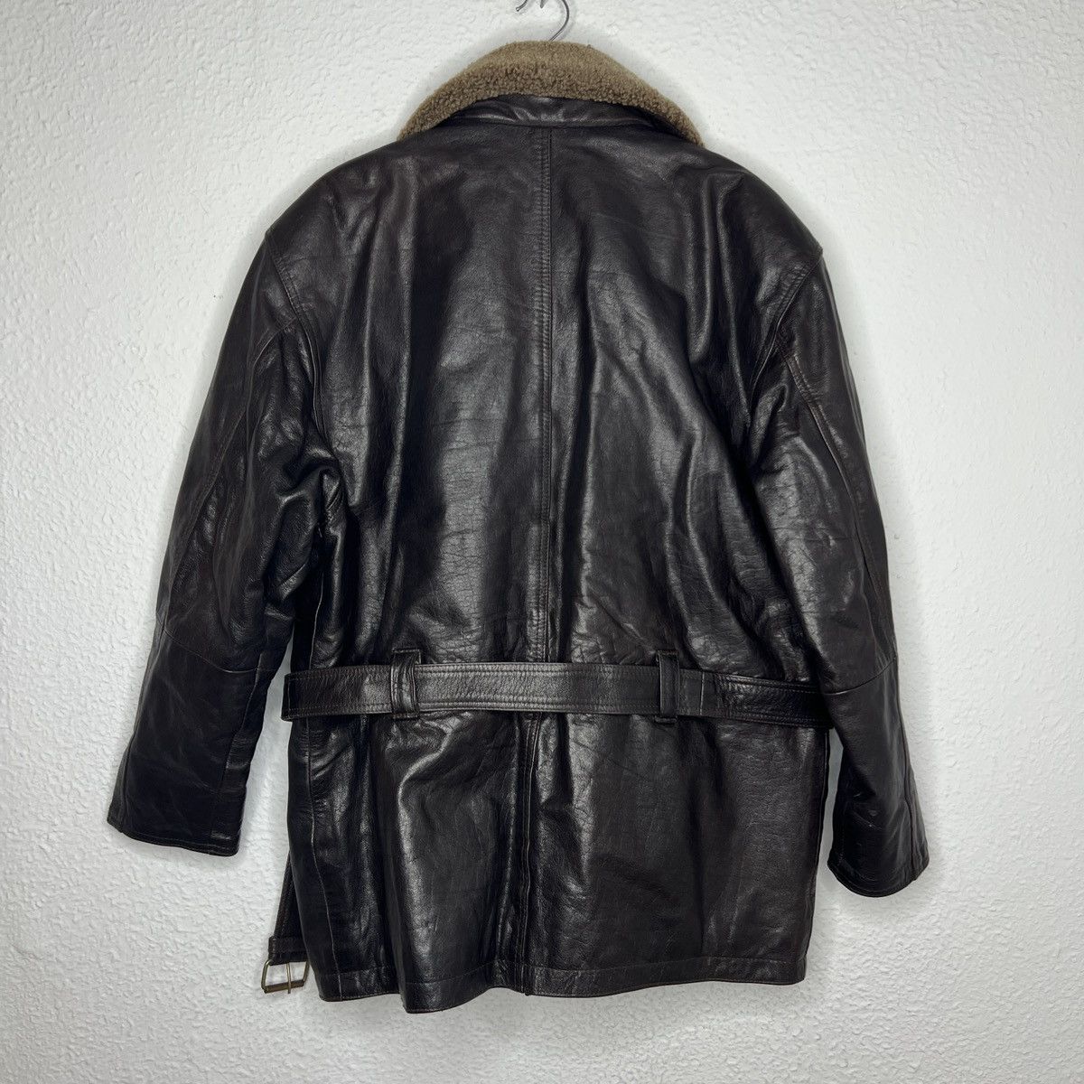 Other Vintage Leather Jacket Biker Ramones Moto Rider Flight B-1 Size US L / EU 52-54 / 3 - 8 Thumbnail