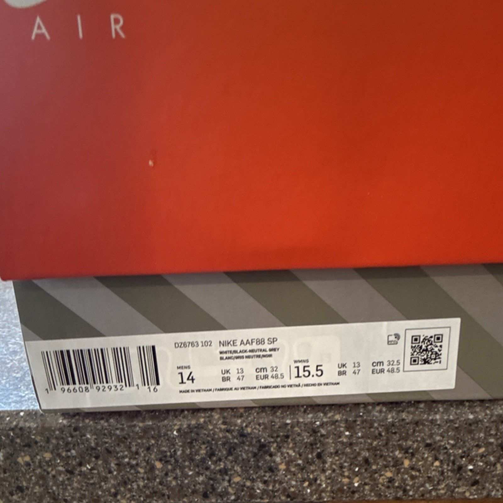 Nike Nike Billie Eilish x Air Alpha Force 88 SP White Black Size US 14 / EU 47 - 4 Thumbnail