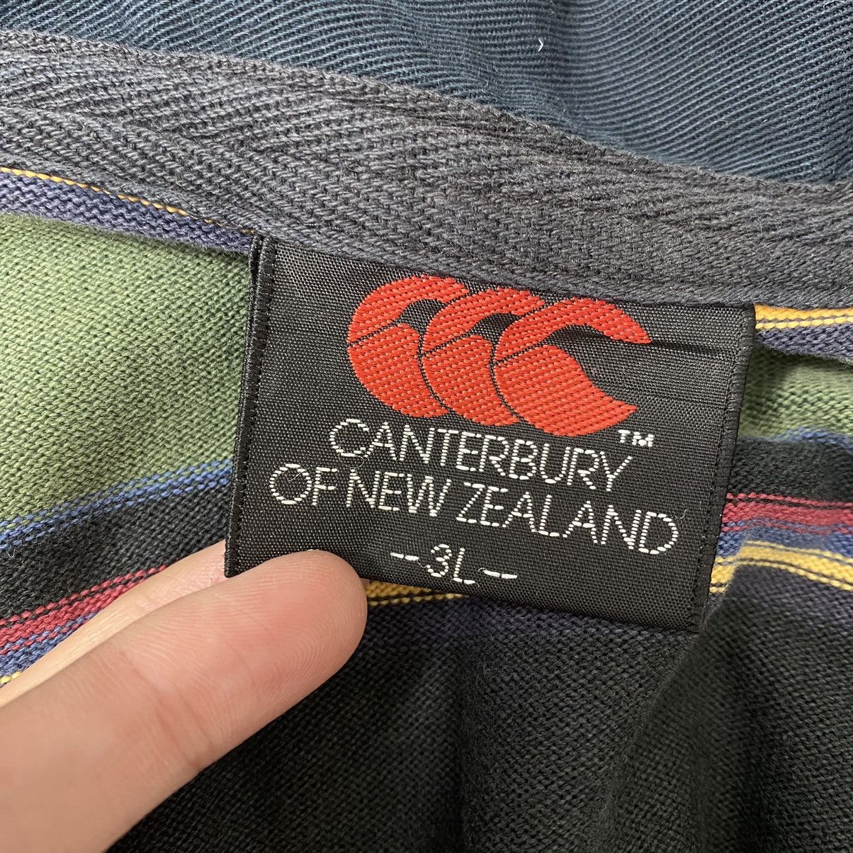 Canterbury of New Zealand CANTERBURY NEW ZEALAND Button Up Collar Multi Color Stripes Size US XXL / EU 58 / 5 - 5 Thumbnail
