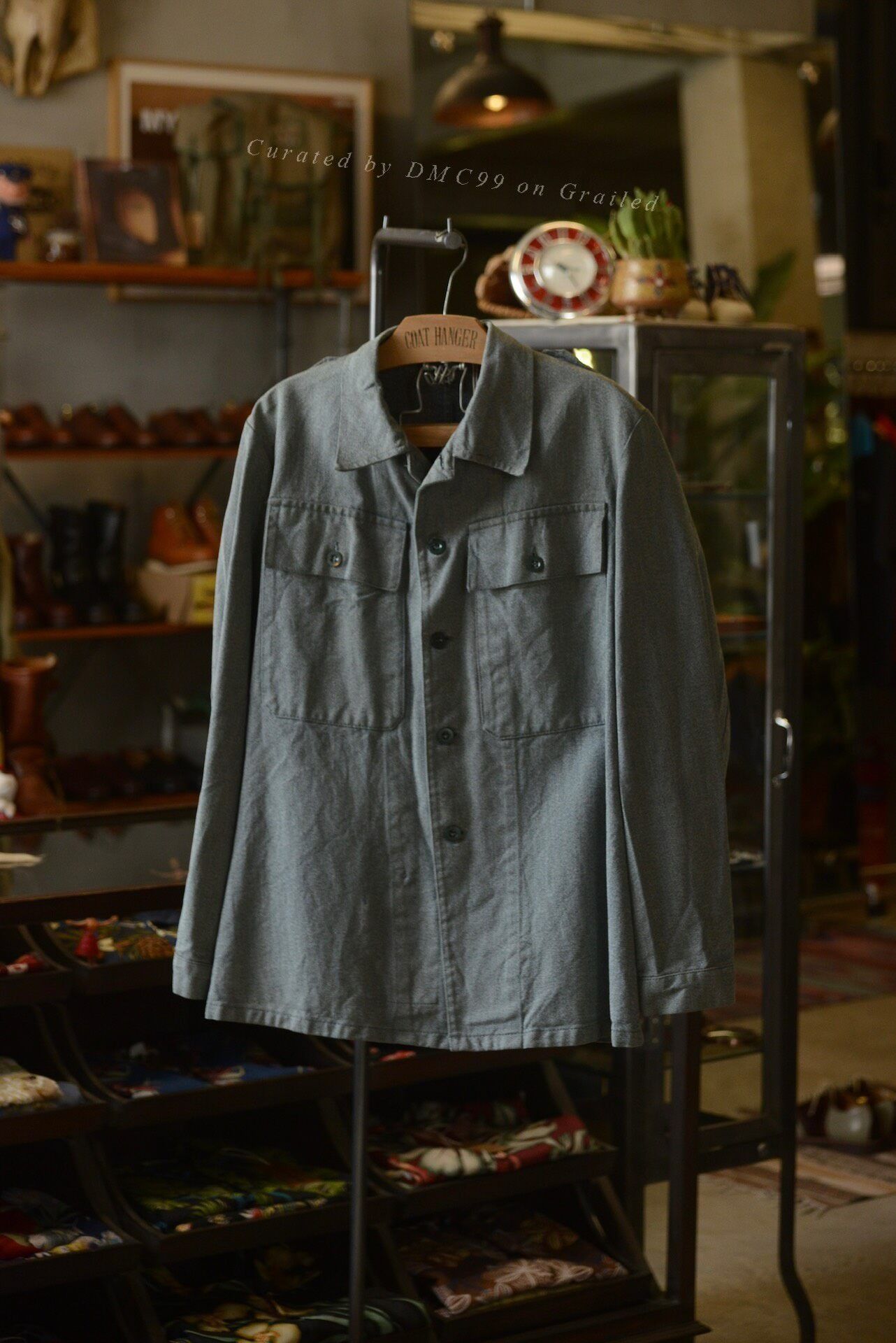 Vintage Vintage 1980s Swiss Army Work Jacket Size US M / EU 48-50 / 2 - 1 Thumbnail